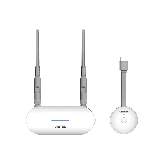 Unitek Wireless HDMI Transmitter & Receiver Kit Up to 50M, White