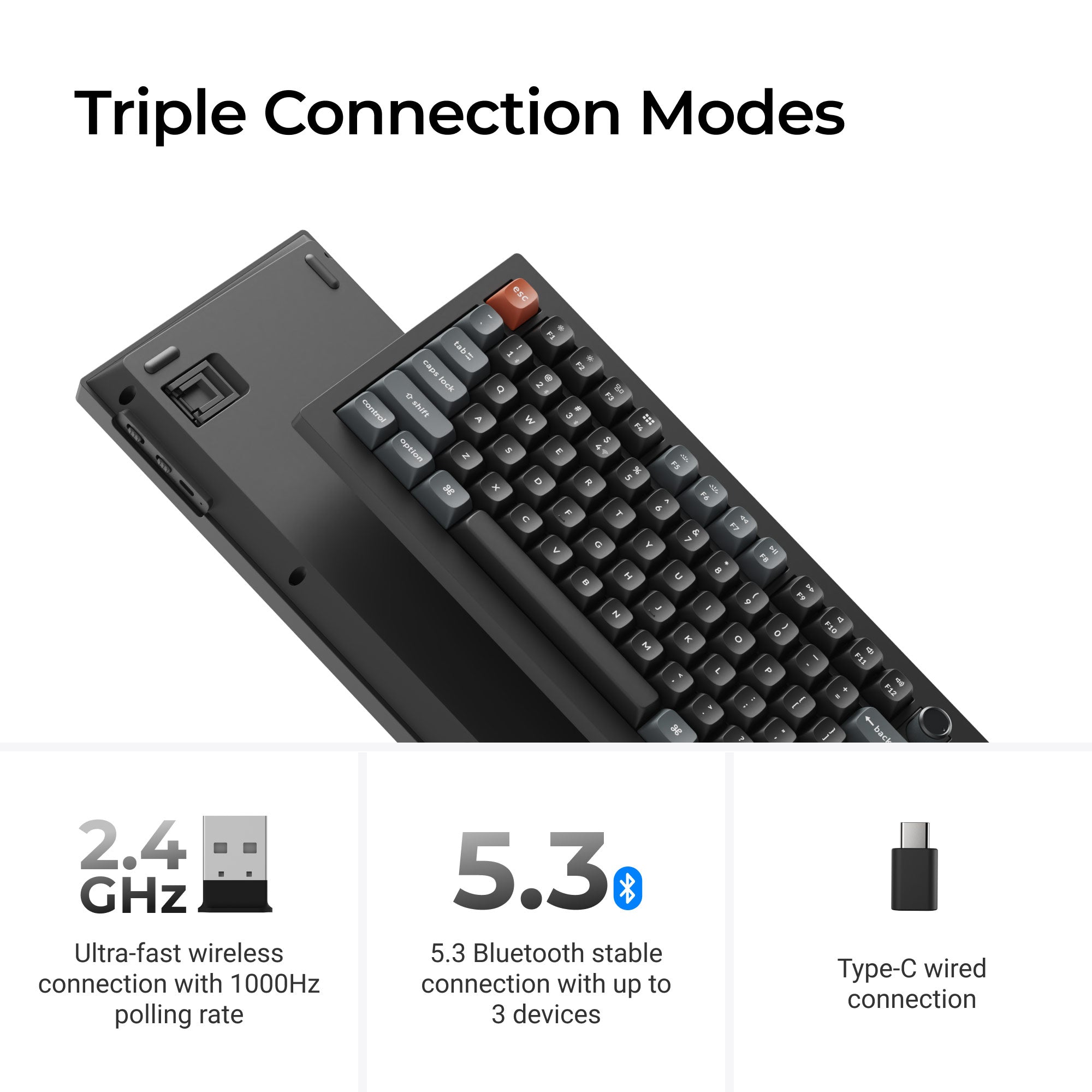 Keychron V3 Ultra 8K Triple Connection Modes