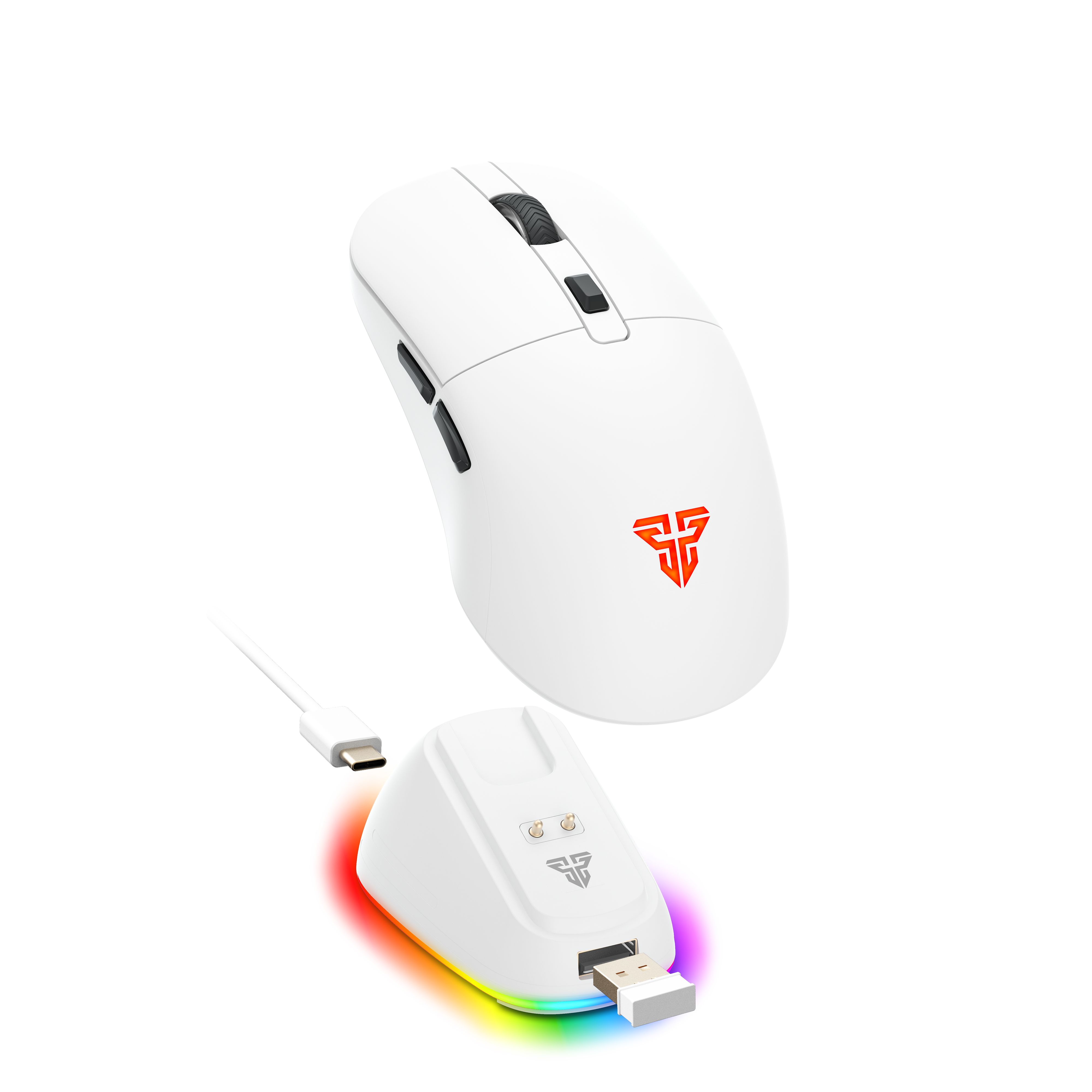 Fantech KANATA Tri-Mode Wireless Gaming Mouse with ARGB Charging Dock