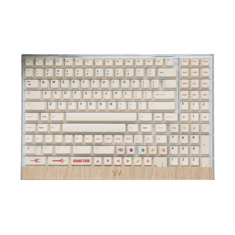 WPJ Transparent WDA Keycap Collection Box