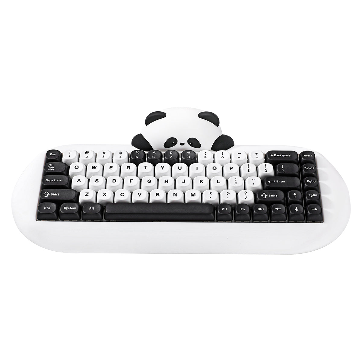 YUNZII C68 Panda Tri-Mode Hot-Swap Hi-Fi Wireless Mechanical Keyboard (Panda Switch)