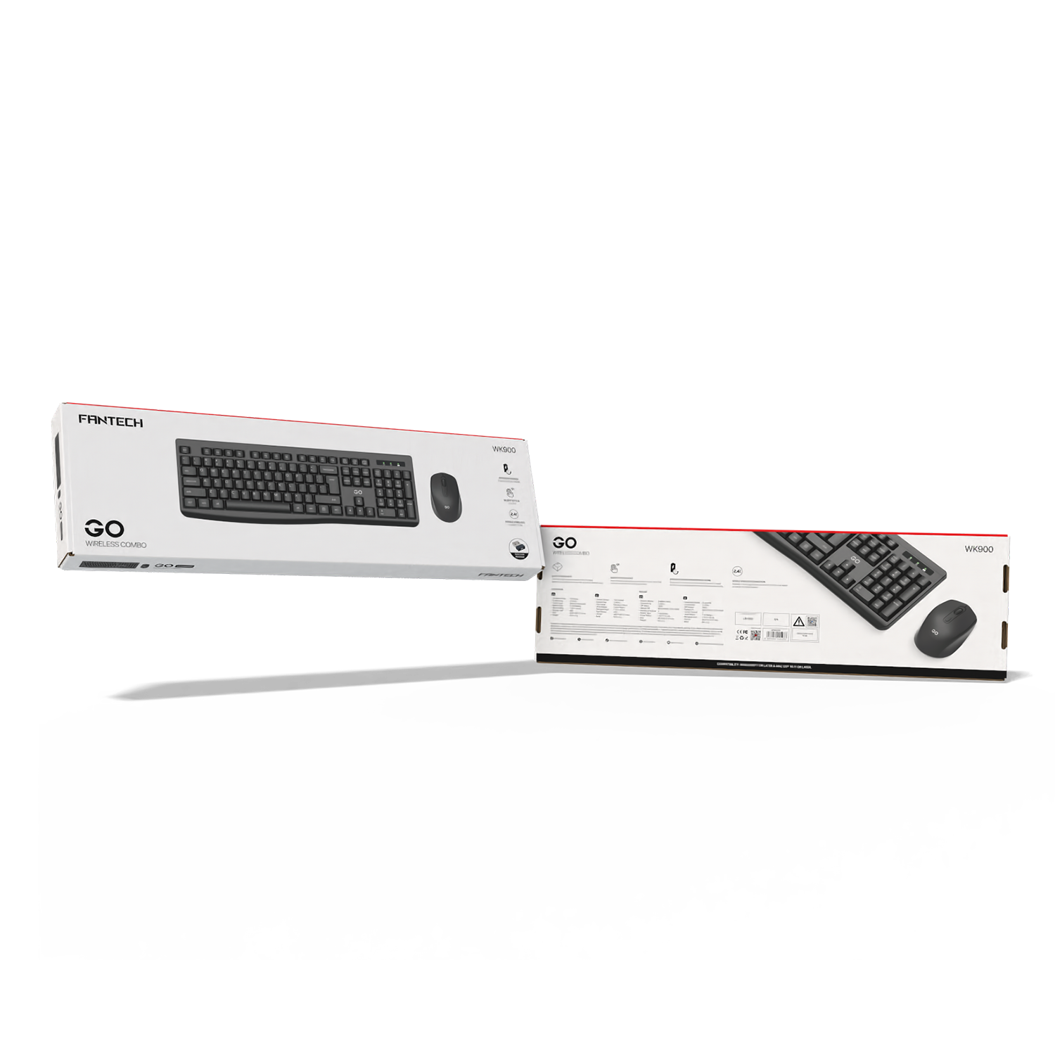 Fantech WK900 Office Silent Wireless Keyboard and Mouse Combo