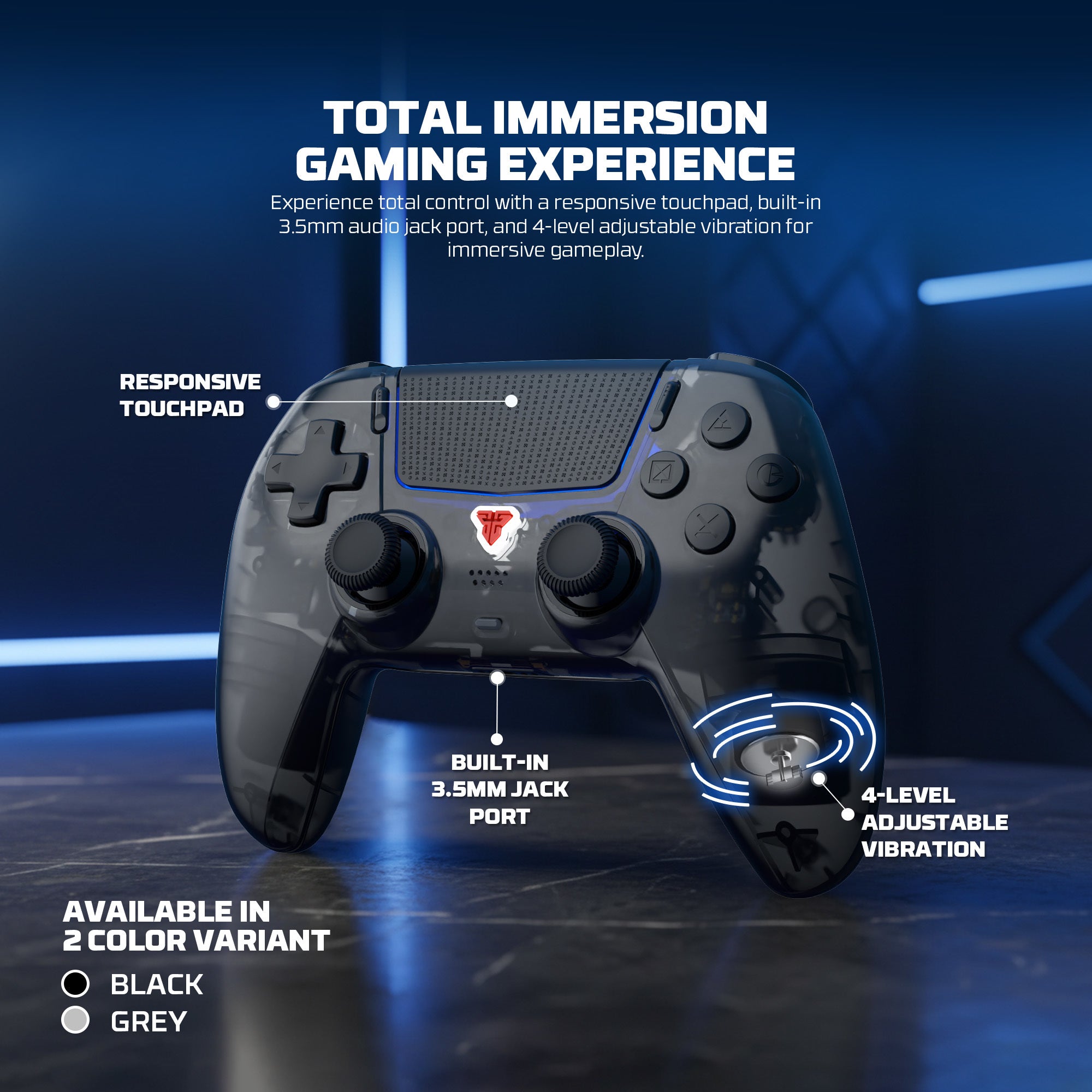Fantech NOVA II D Wireless PS5/PC Gaming Controller with Touchpad