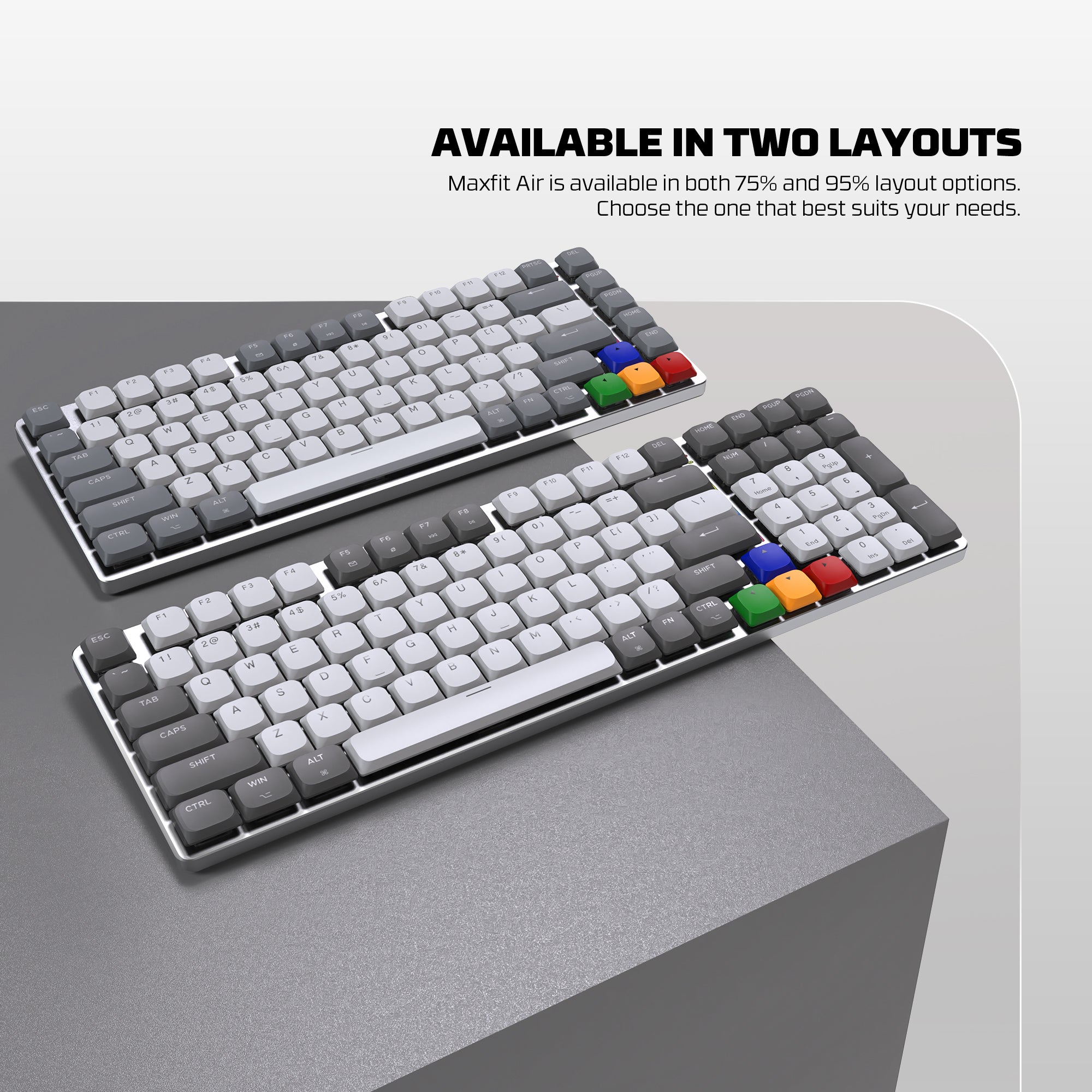 Fantech Low Profile Wireless Mechanical Keyboard (SUPER MAXFIT AIR 83/99)