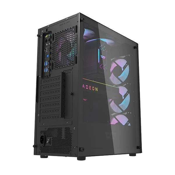 Darkflash DK352 Gaming PC Case Tempered Glass ATX Tower Computer Case with 4x ARGB Fans