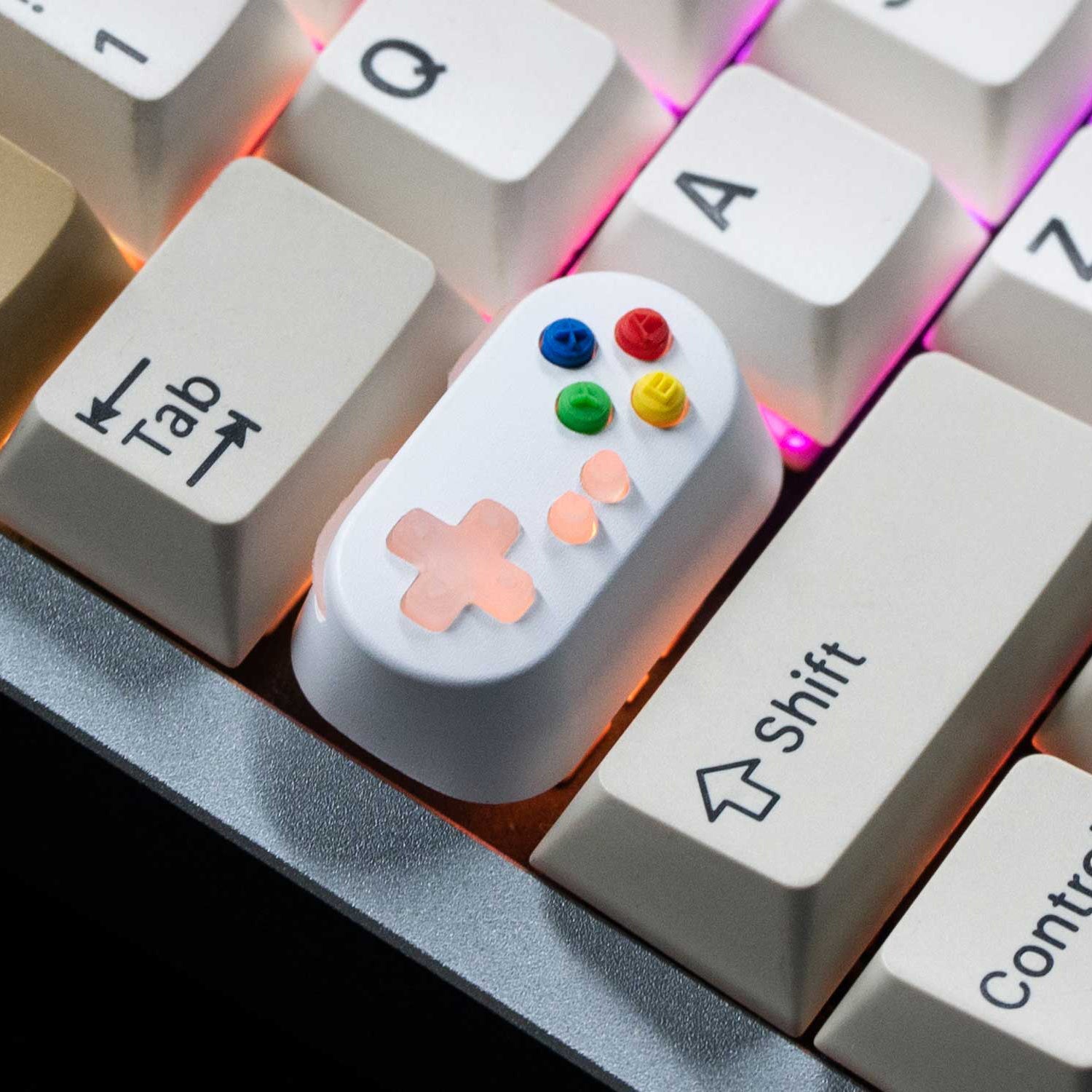 Keychron Gamepad Controller Capslock Aluminum Alloy Artisan Keycap