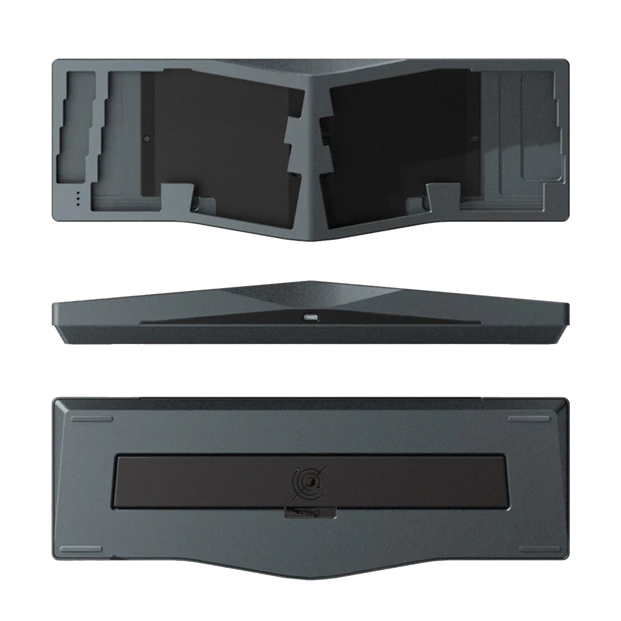Neo Studio Neo Ergo Custom Ergonomic Mechanical Keyboard with Cherry Wood Wrist Rest
