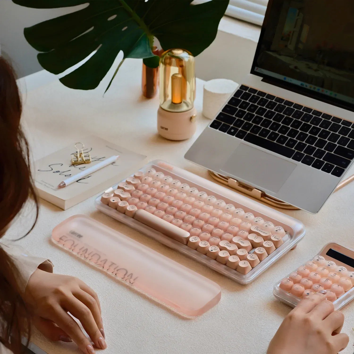 Lofree Jelly Transparent Keyboard Palm Rest - Foundation