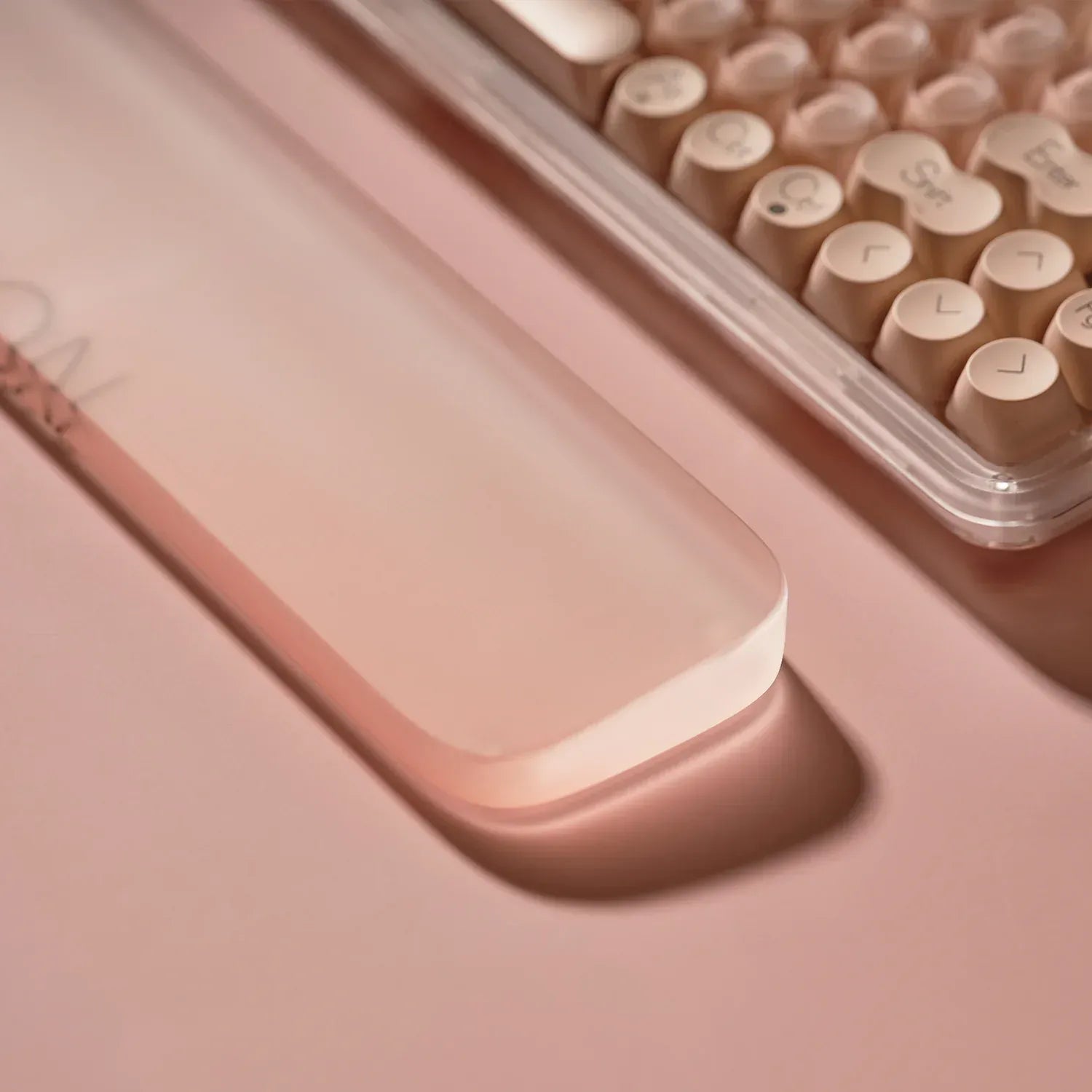 Lofree Jelly Transparent Keyboard Palm Rest - Foundation