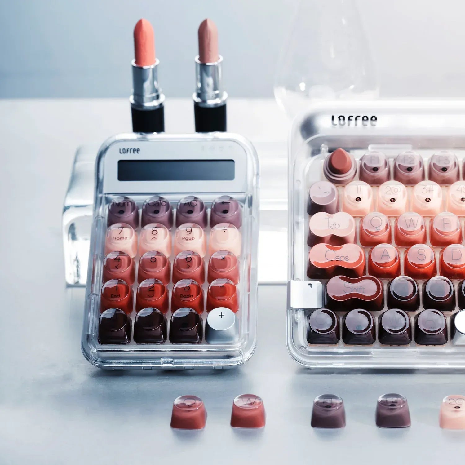 Lofree Lipstick Wireless Number Pad & Calculator - Silver