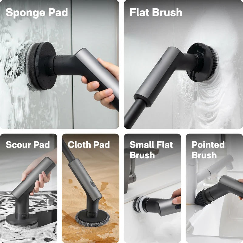 HOTO Flexi Cordless Waterproof Electric Spin Scrubber