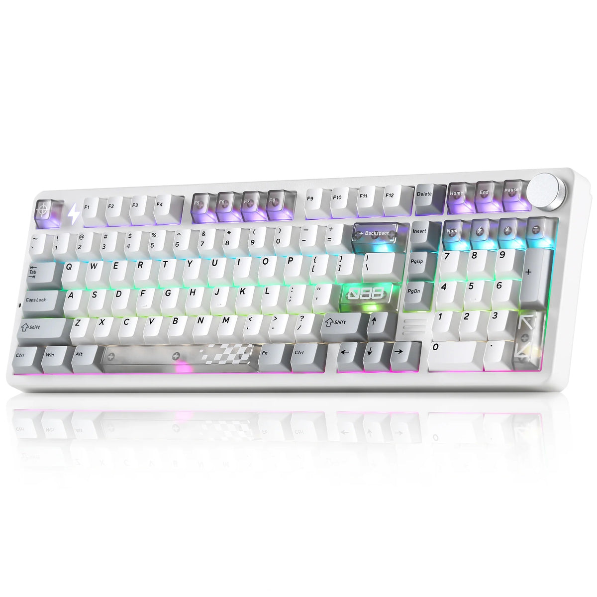YUNZII AL98 PRO Dual-8K Wireless Aluminum Mechanical Keyboard with Wrist Rest