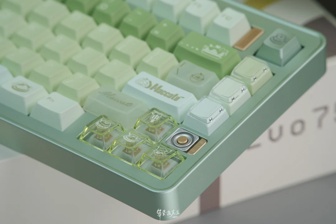 Keybyelab Cherry profile Maccato Dye-sub PBT keycaps with Transparent Keycaps