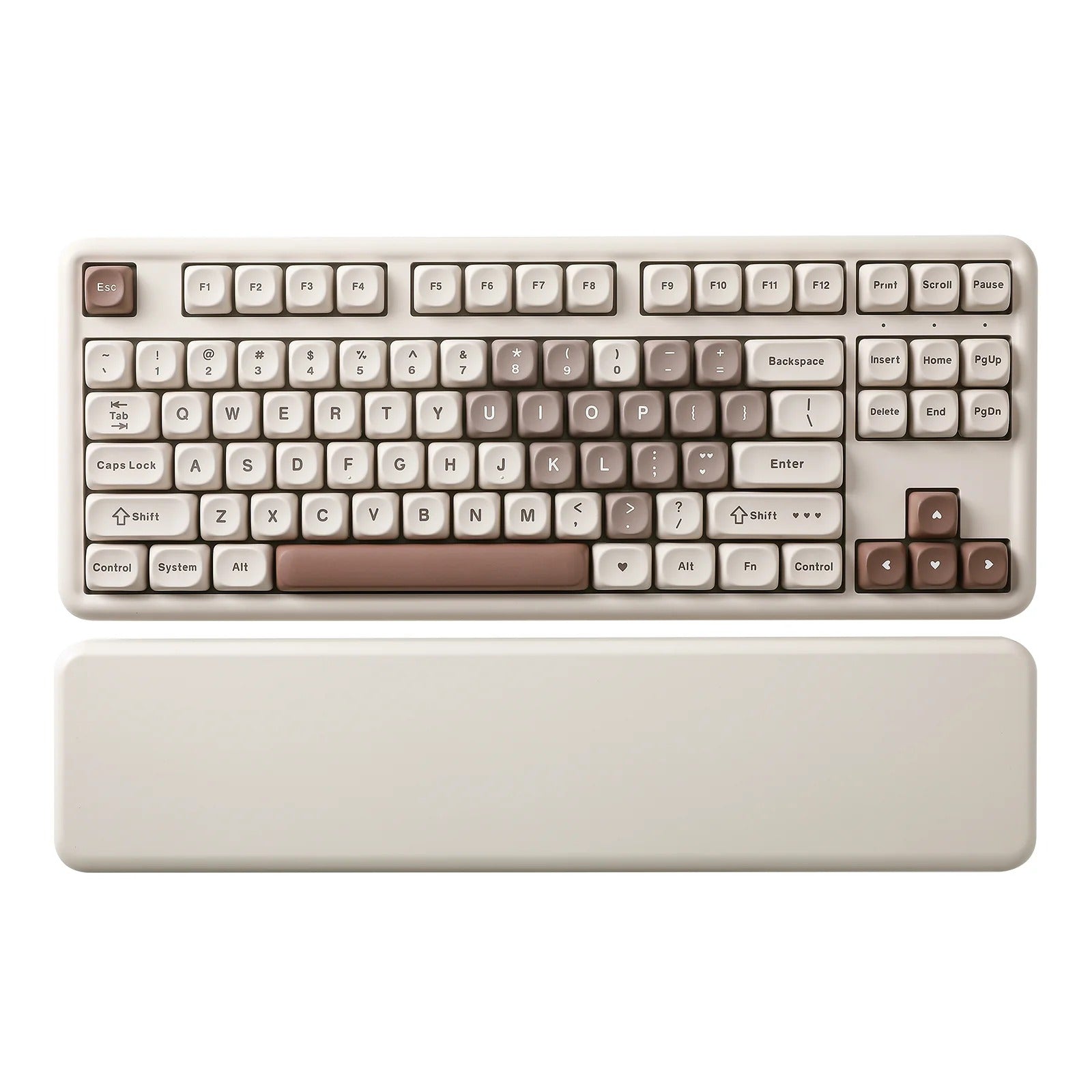YUNZII B87 QMK/VIA Hot-Swap Mechanical Keyboard with Wrist Rest