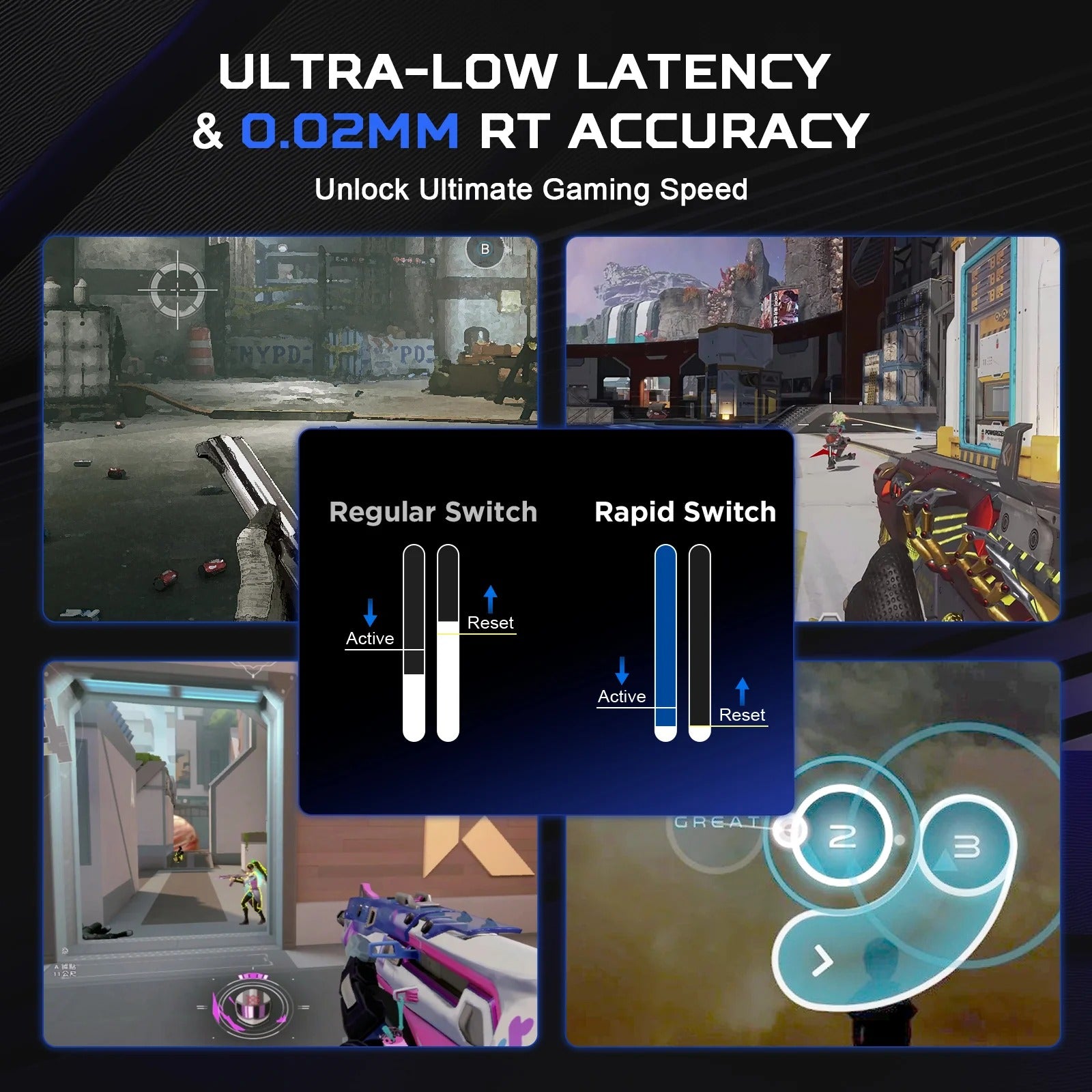 YUNZII x MADLIONS MAD68 HE Rapid Trigger Wired 8K Magnetic Gaming Keyboard