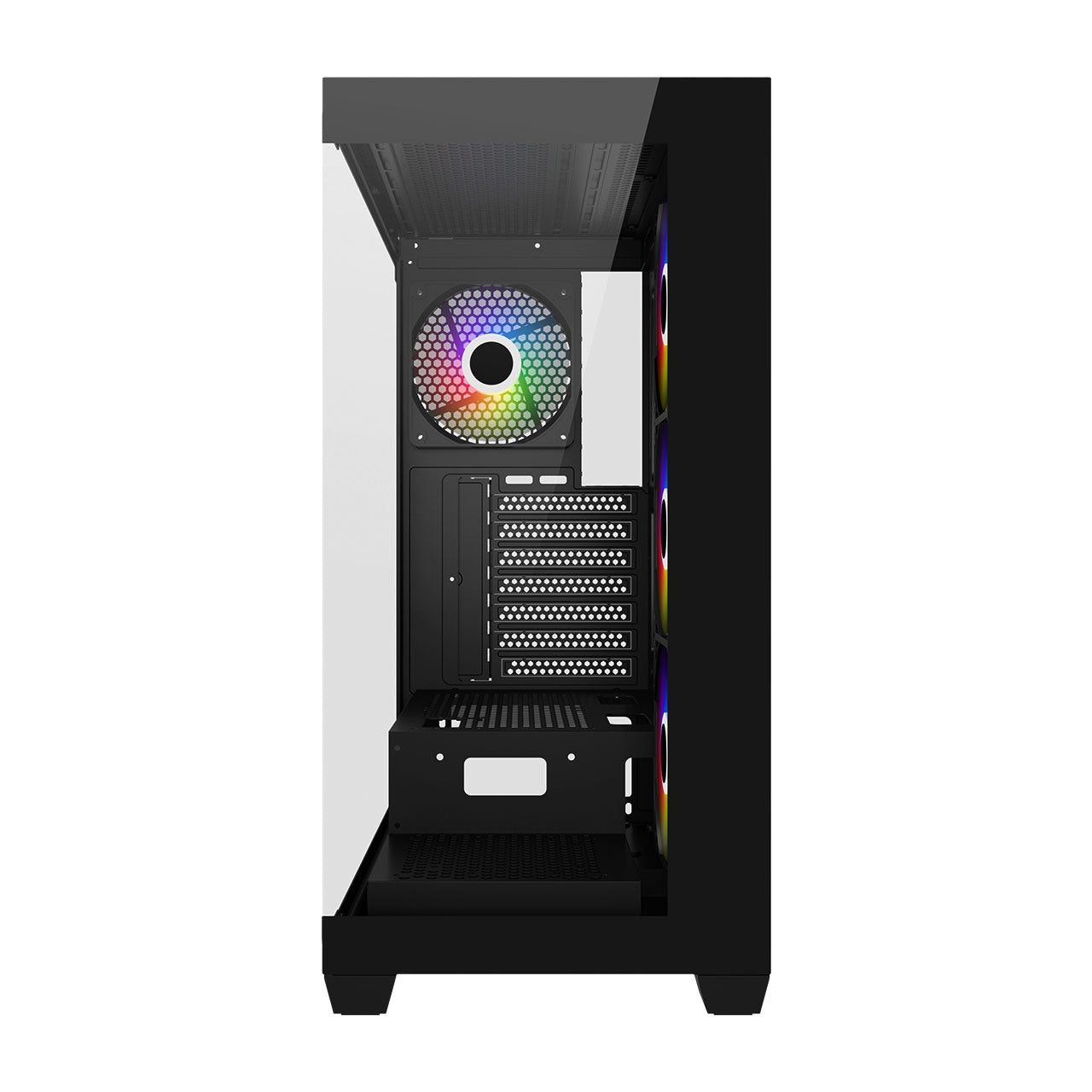 FSP M340 Mid Tower ATX Case, T/G Side Panels, NO PSU
