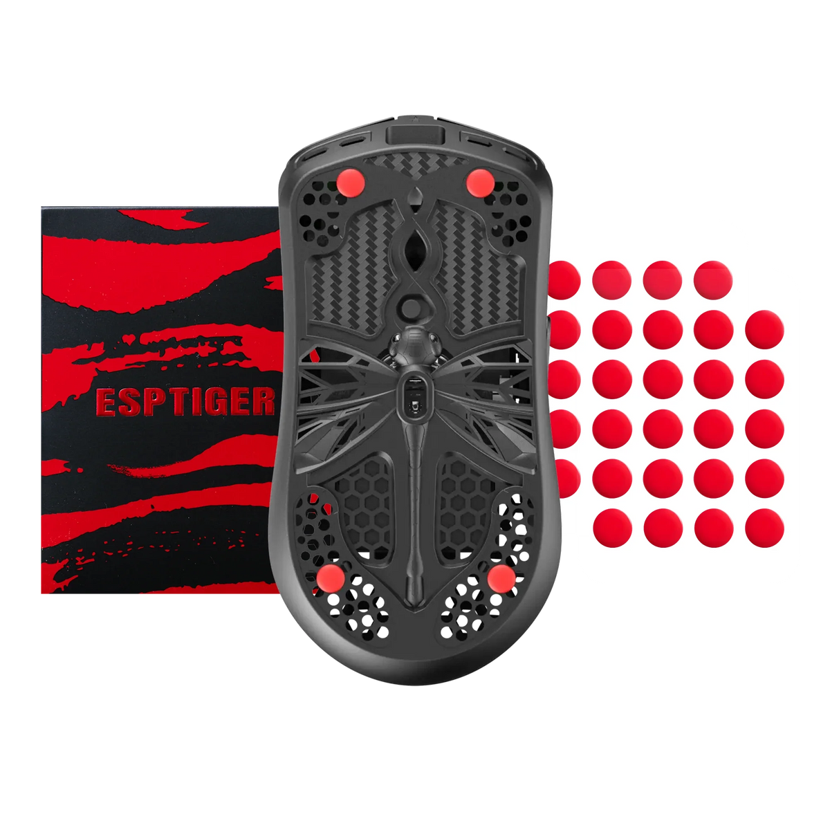 ARBITER STUDIO x ESPTIGER Bloody Red - Universal DIY Dot Mouse Skate
