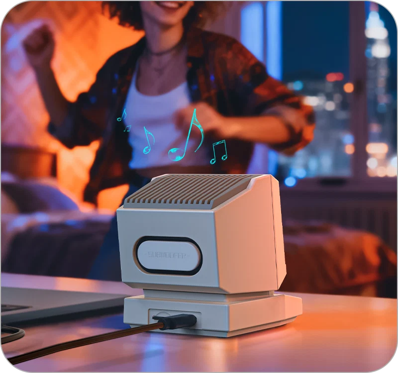 Divoom MiniToo Retro Pixel DIY LED Display Bluetooth Speaker