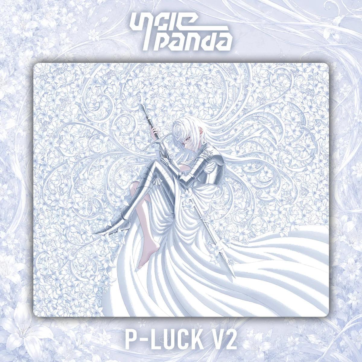 ARBITER STUDIO x Uncle Panda P-LUCK V2 490x420mm Glass Mousepad