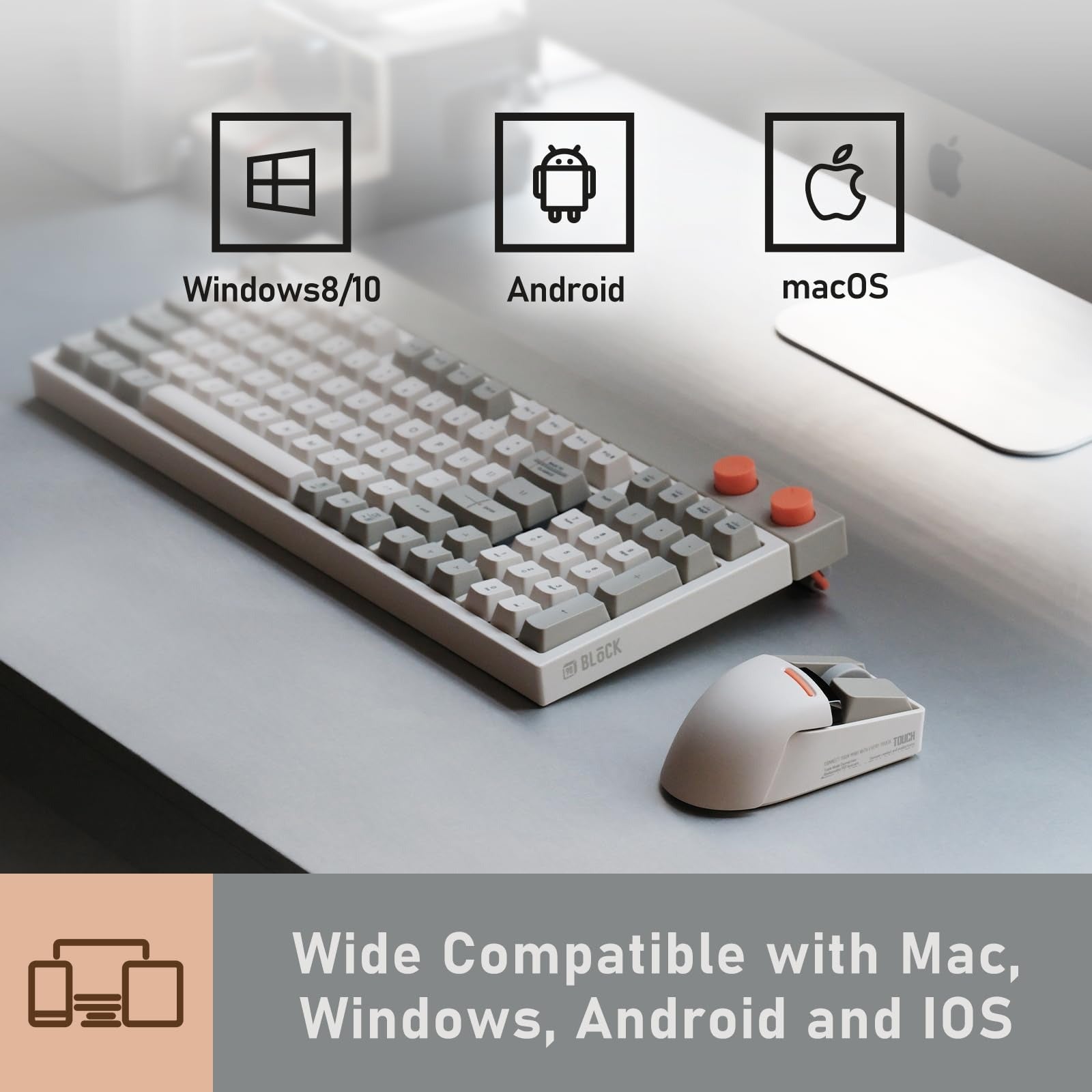 Lofree TOUCH PBT Wireless / Bluetooth / 2.4G Mouse