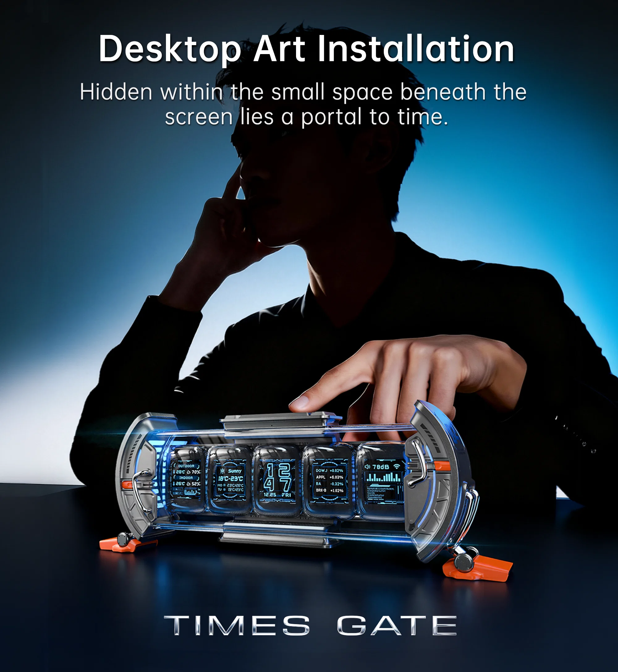 Divoom TimesGate II Pixel Art Info Display with 5 Smart LCD Screens