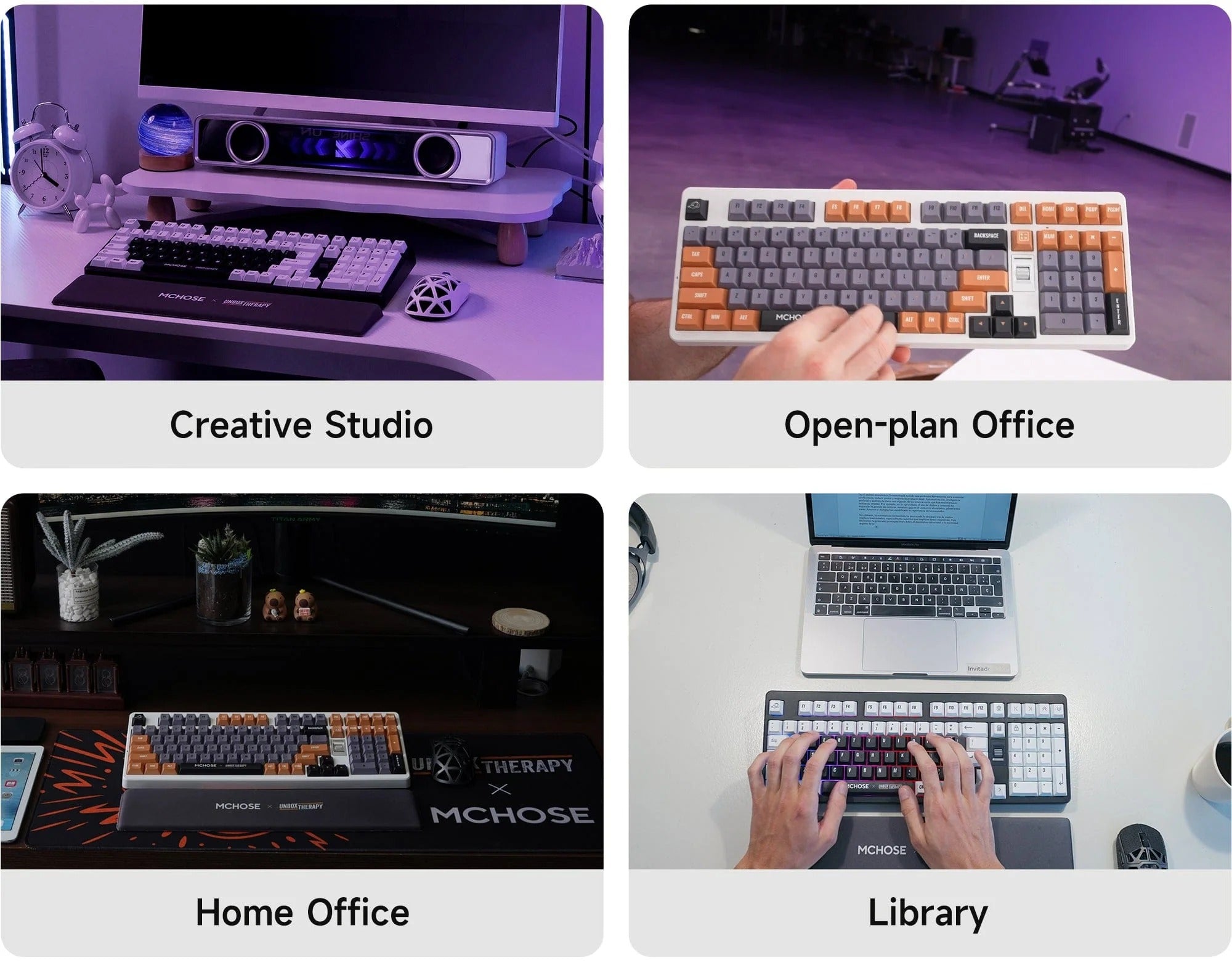 MCHOSE x Unbox Therapy - UT98 Mechanical Keyboard