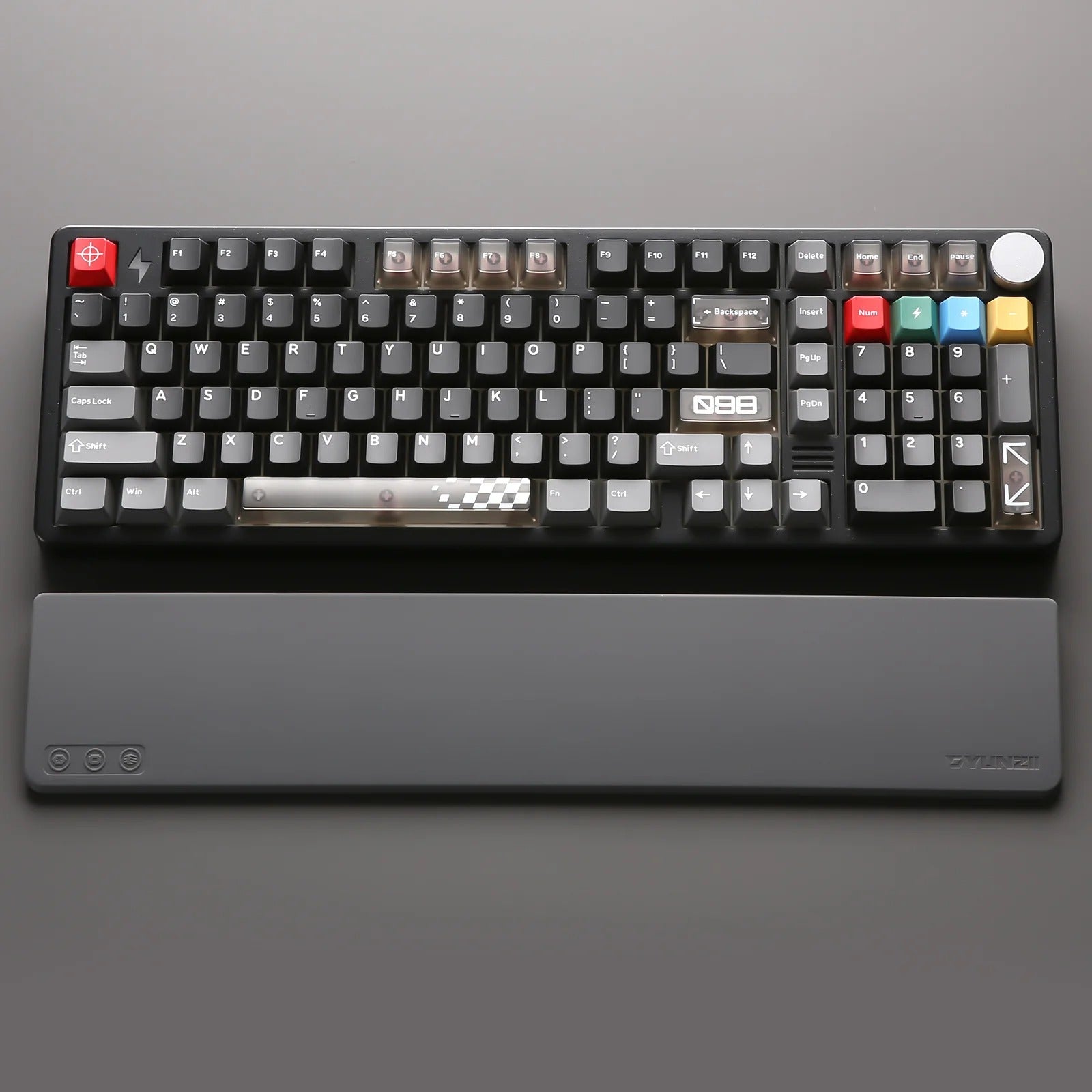 YUNZII AL98 PRO Dual-8K Wireless Aluminum Mechanical Keyboard with Wrist Rest