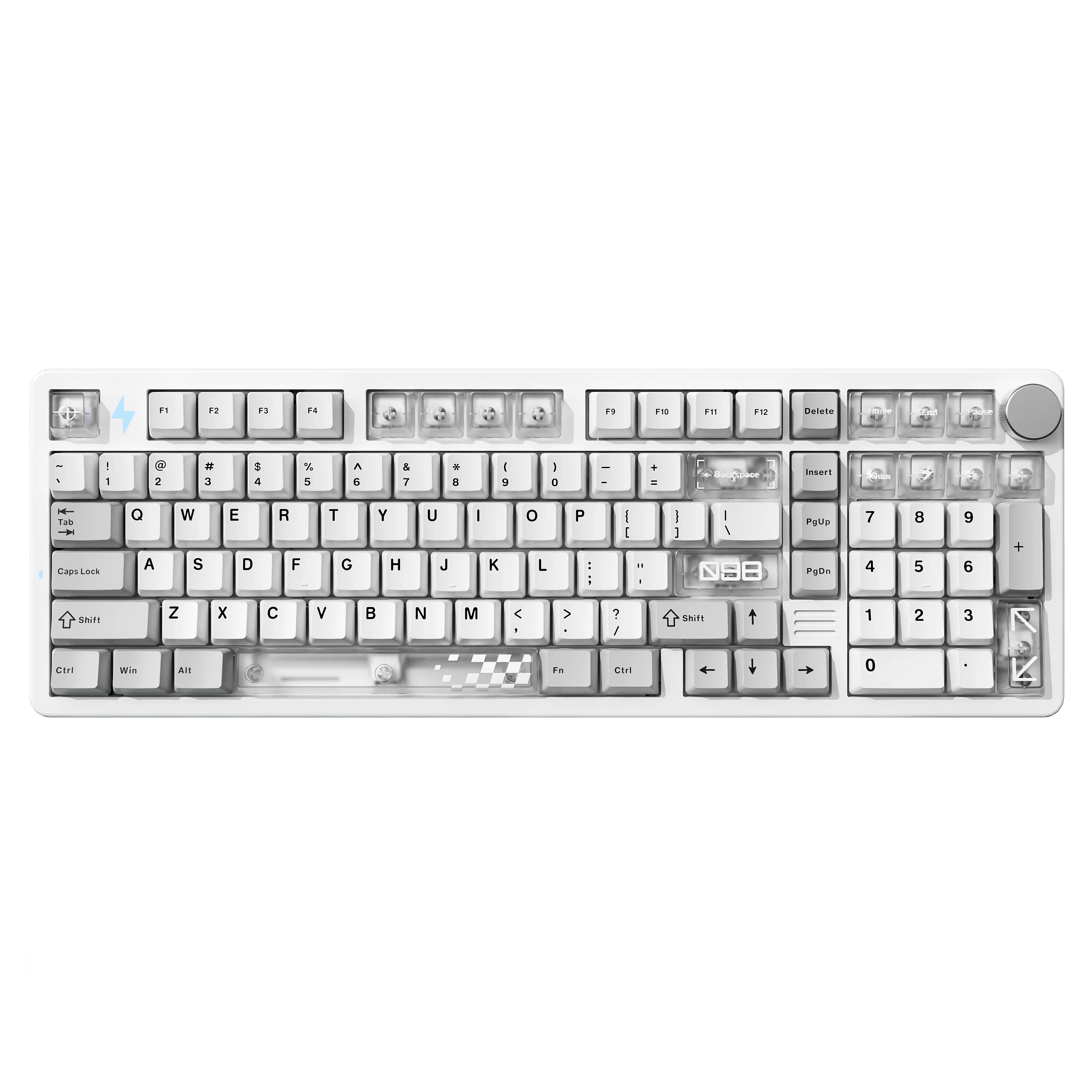 YUNZII AL98 PRO Dual-8K Wireless Aluminum Mechanical Keyboard with Wrist Rest