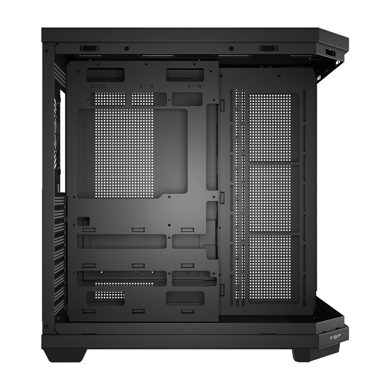 FSP U580 ATX Mid Tower Tempered Glass PC Gaming Case with 7x 120mm ARGB Fans
