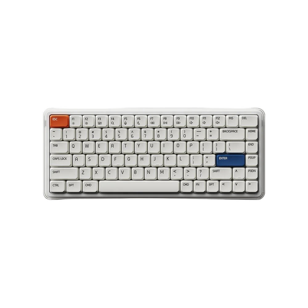 MelGeek O2 Low-profile 75% Quiet Wireless Mechanical Keyboard