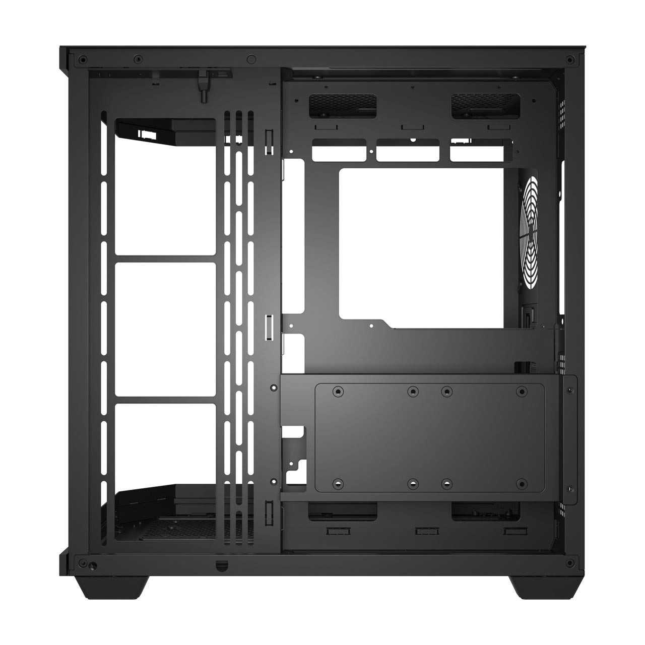 FSP U580 ATX Mid Tower Tempered Glass PC Gaming Case with 7x 120mm ARGB Fans