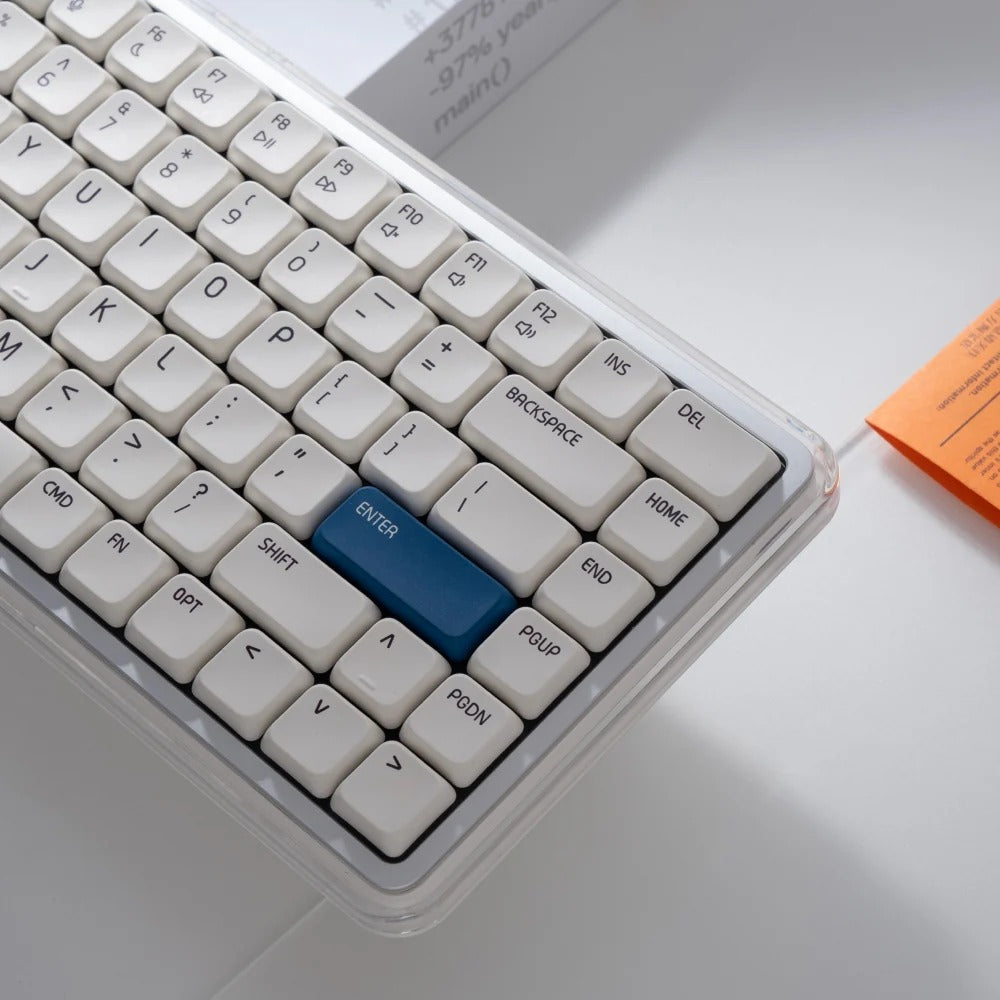 MelGeek O2 Low-profile 75% Quiet Wireless Mechanical Keyboard