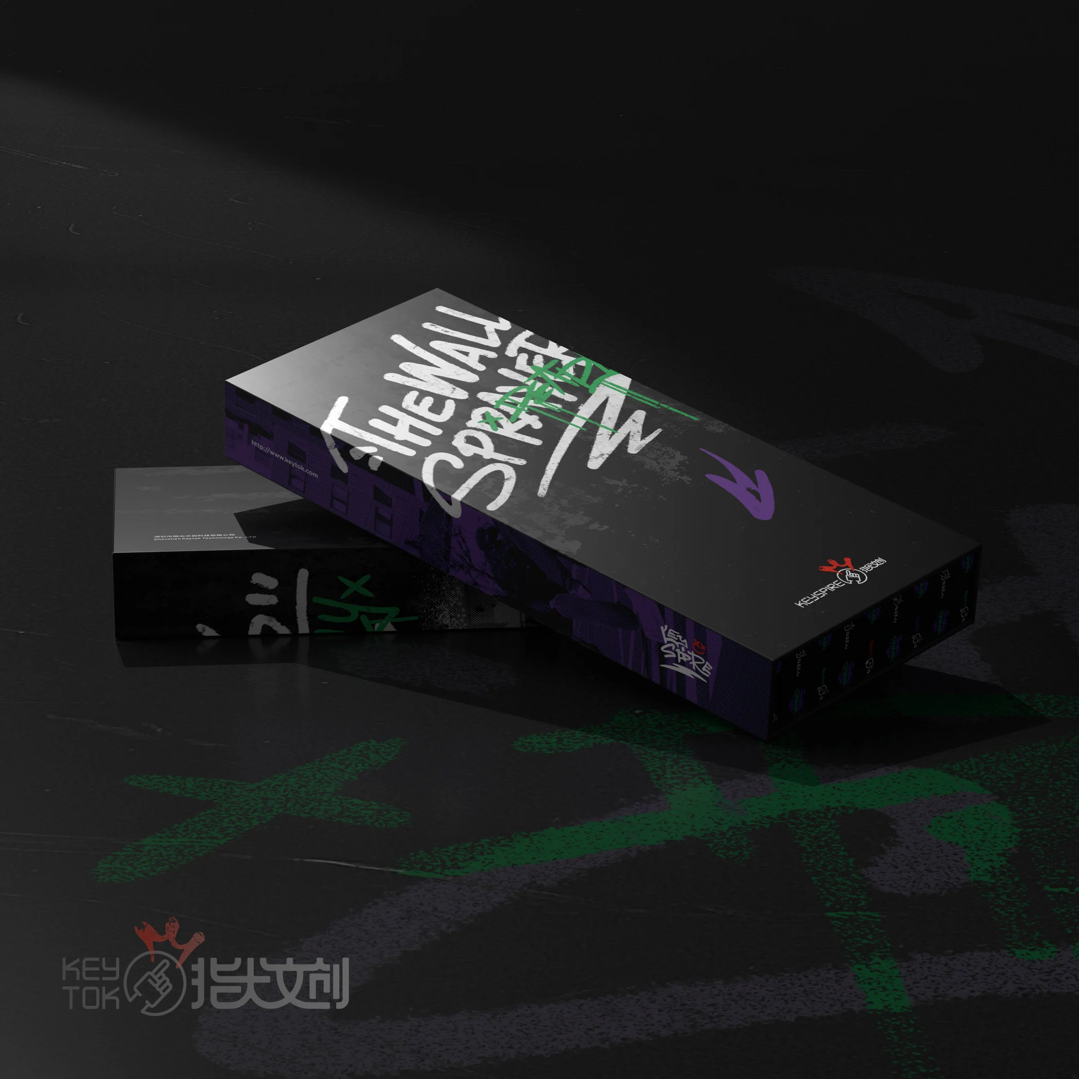 Keytok BLOCK X Cherry Profile Dye-Sub PBT Keycaps 185pcs /sets