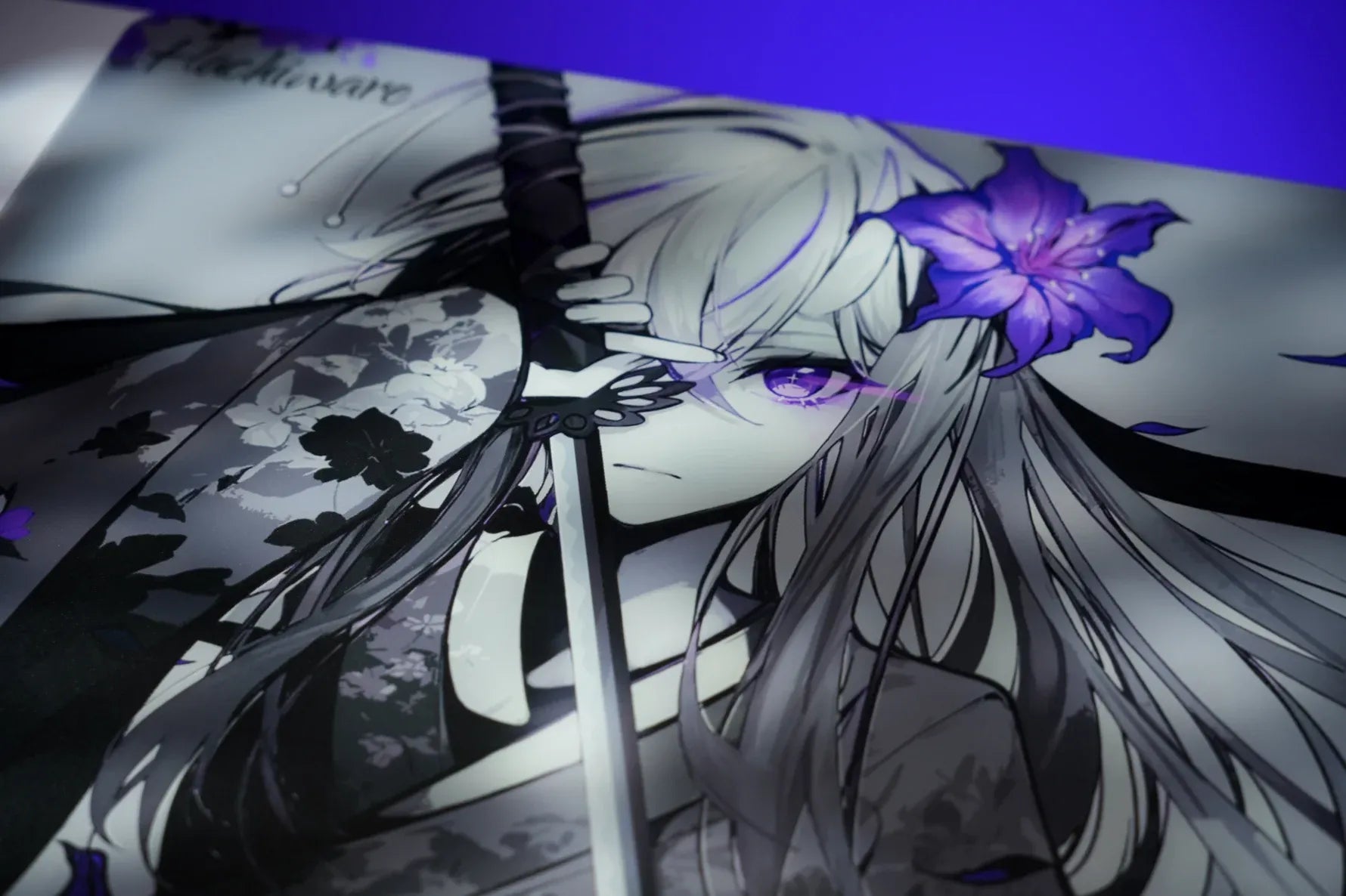 ARBITER STUDIO x HACHIWARE FlowerBlade V2 490x420x2mm Glass Mousepad