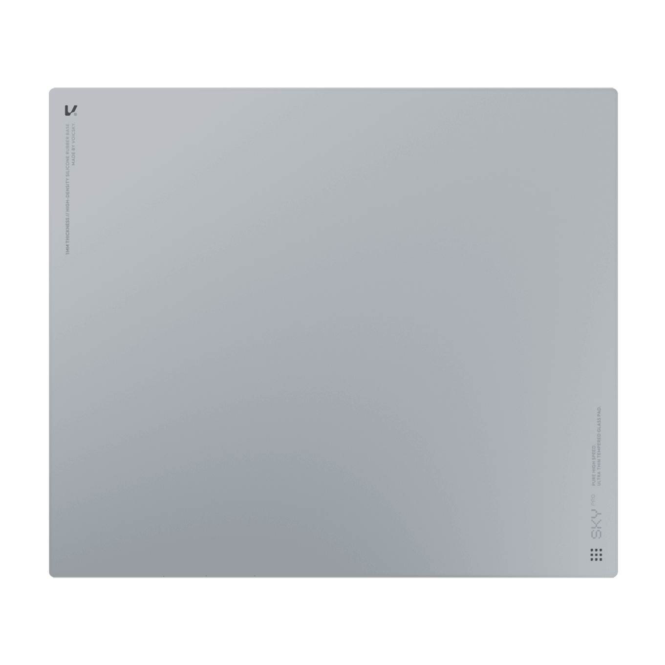 VOICSKY SKY PRO Ultra-Thin 500x430x1mm XL Glass Mouse Pad