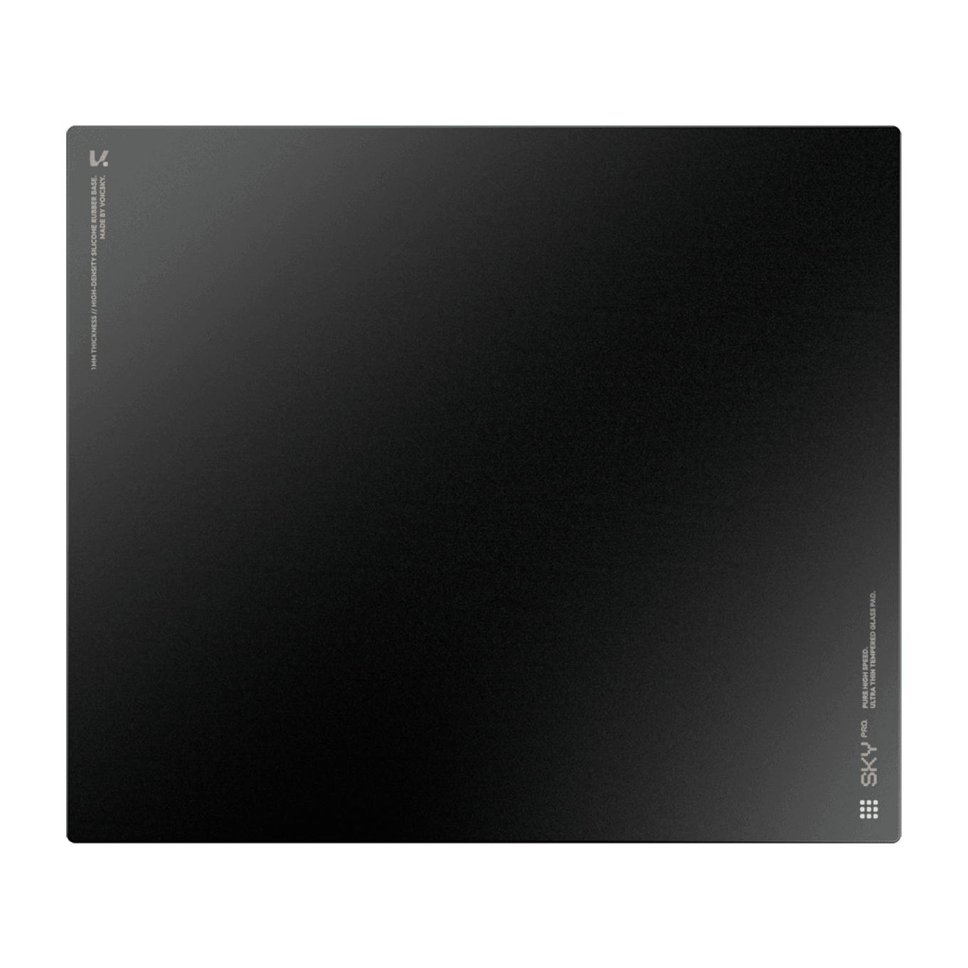 VOICSKY SKY PRO Ultra-Thin 500x430x1mm XL Glass Mouse Pad
