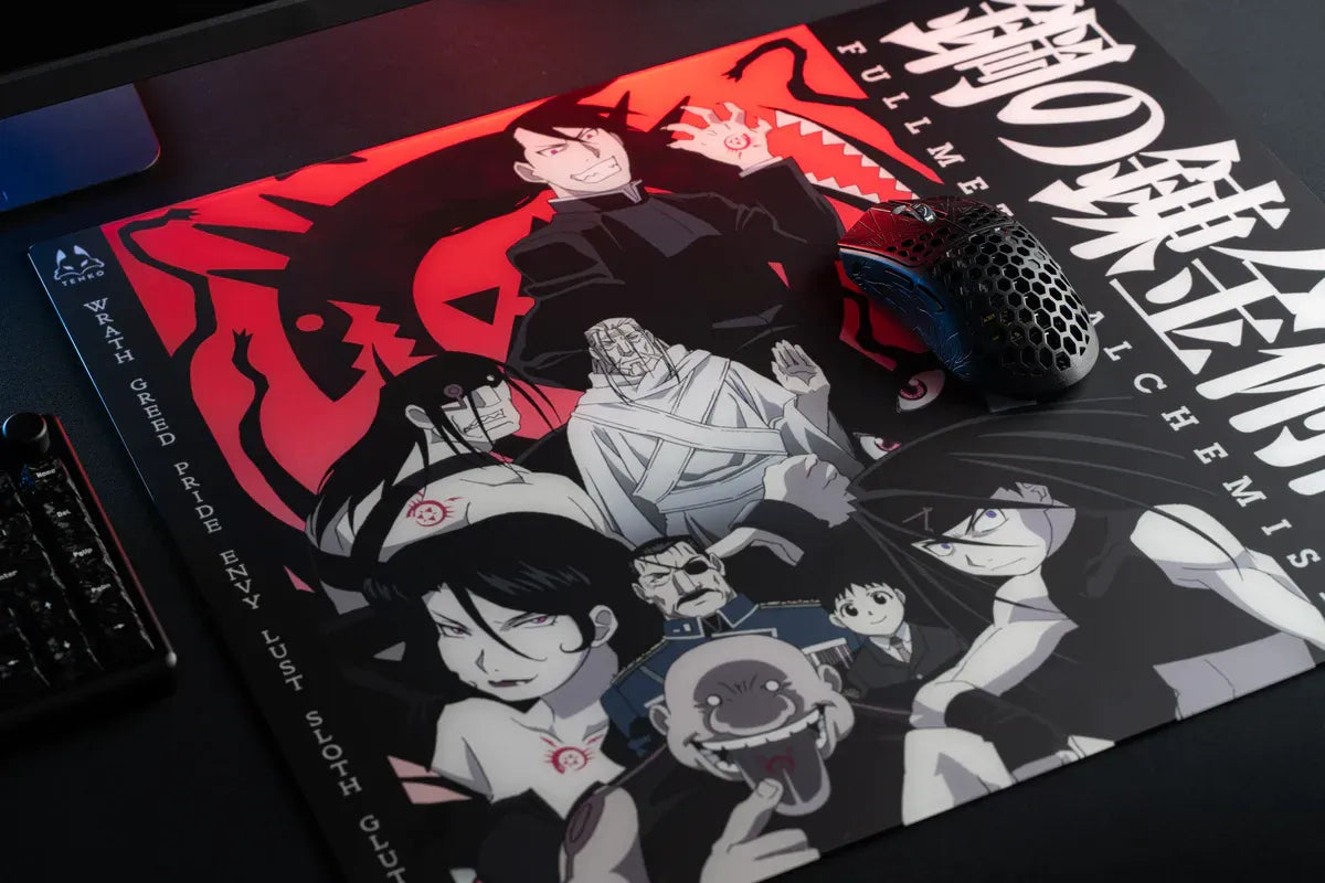 ARBITER STUDIO FMA BROTHERHOOD LUNAR BALANCE 490x420mm Glasspad (Homunculus)