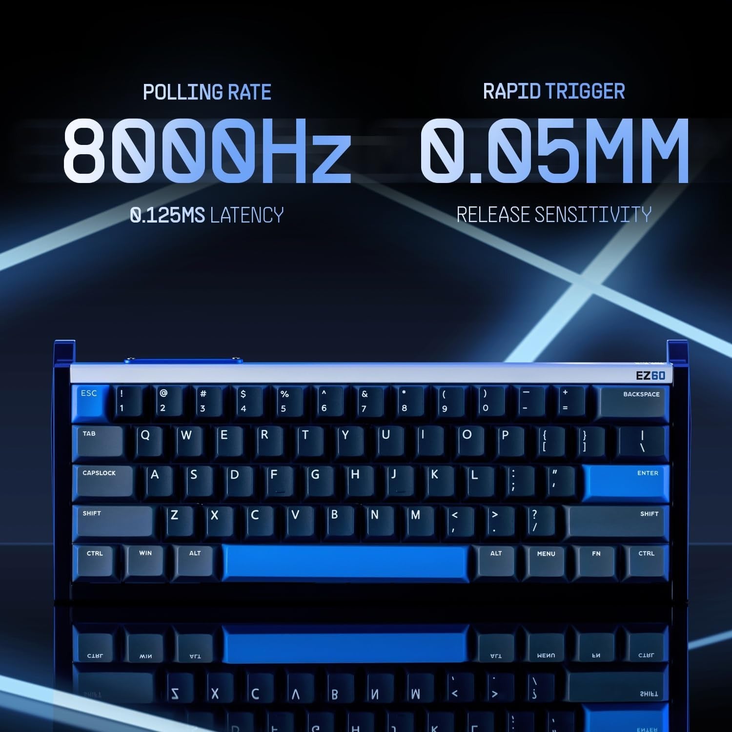 IQUNIX EZ63 8K Magnetic Switch Gaming HE Keyboard