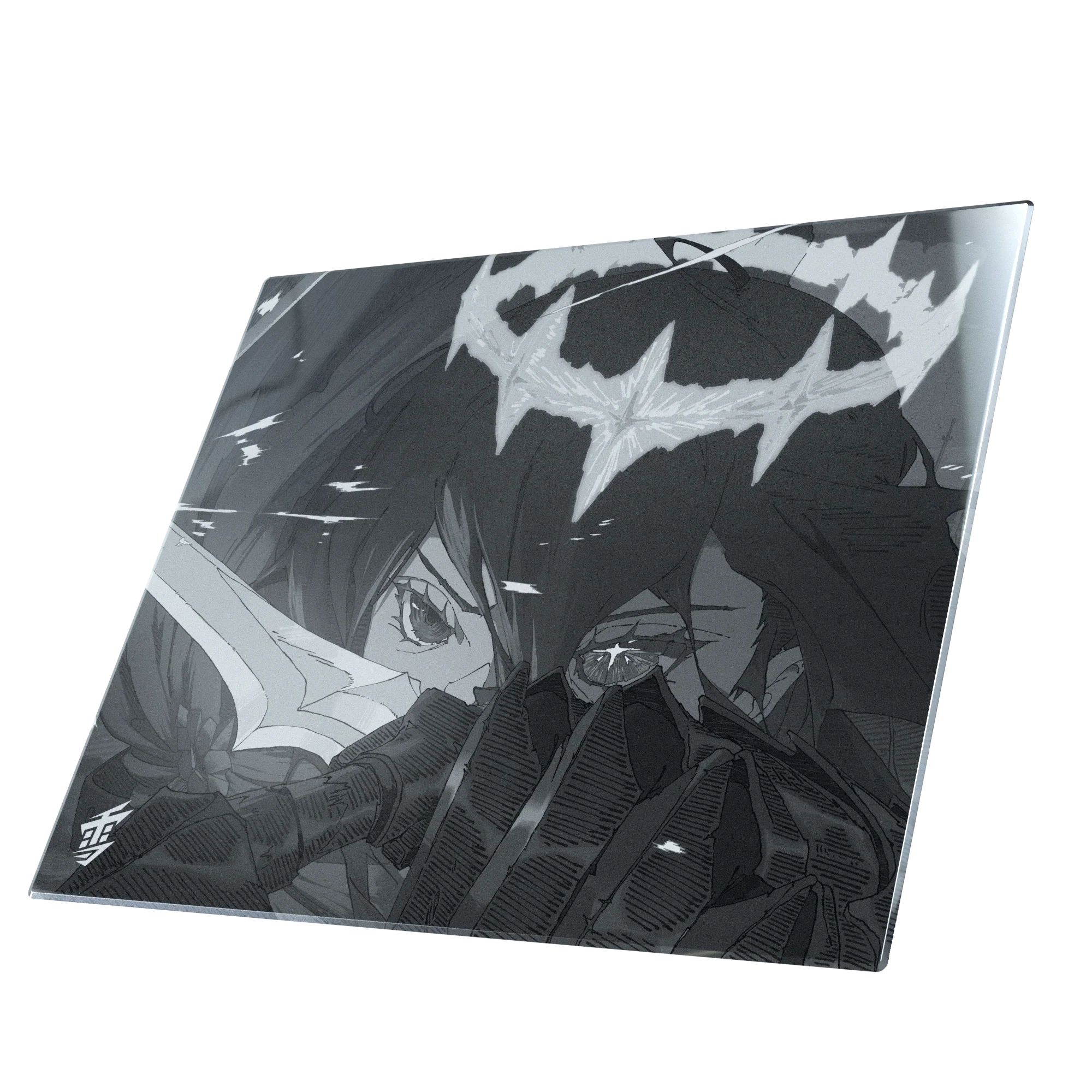 YUKI AIM Monokuro 490x420mm Glass Mousepad