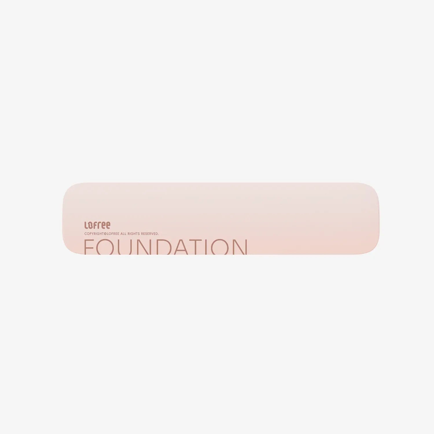 Lofree Jelly Transparent Keyboard Palm Rest - Foundation
