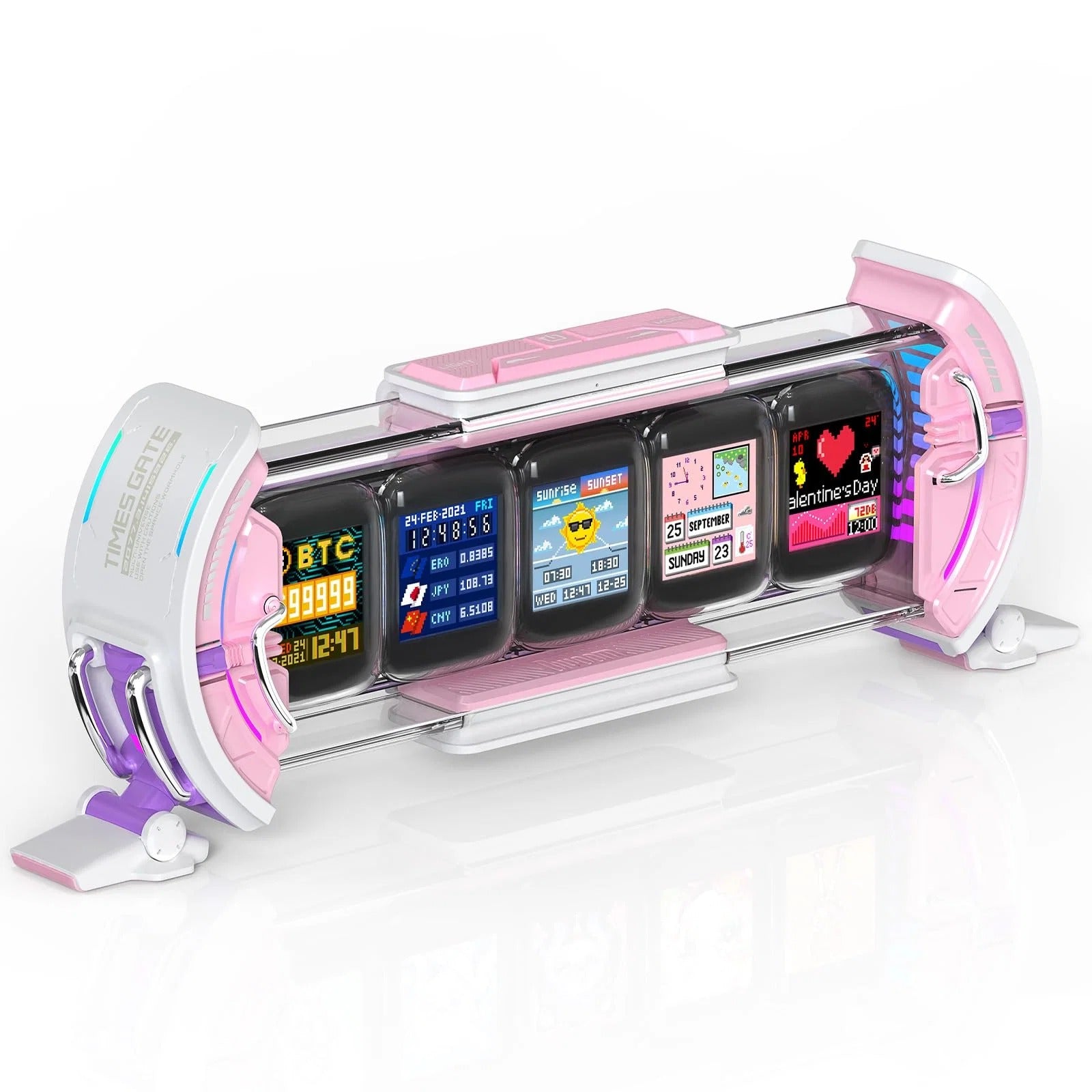 Divoom TimesGate II Pixel Art Info Display with 5 Smart LCD Screens