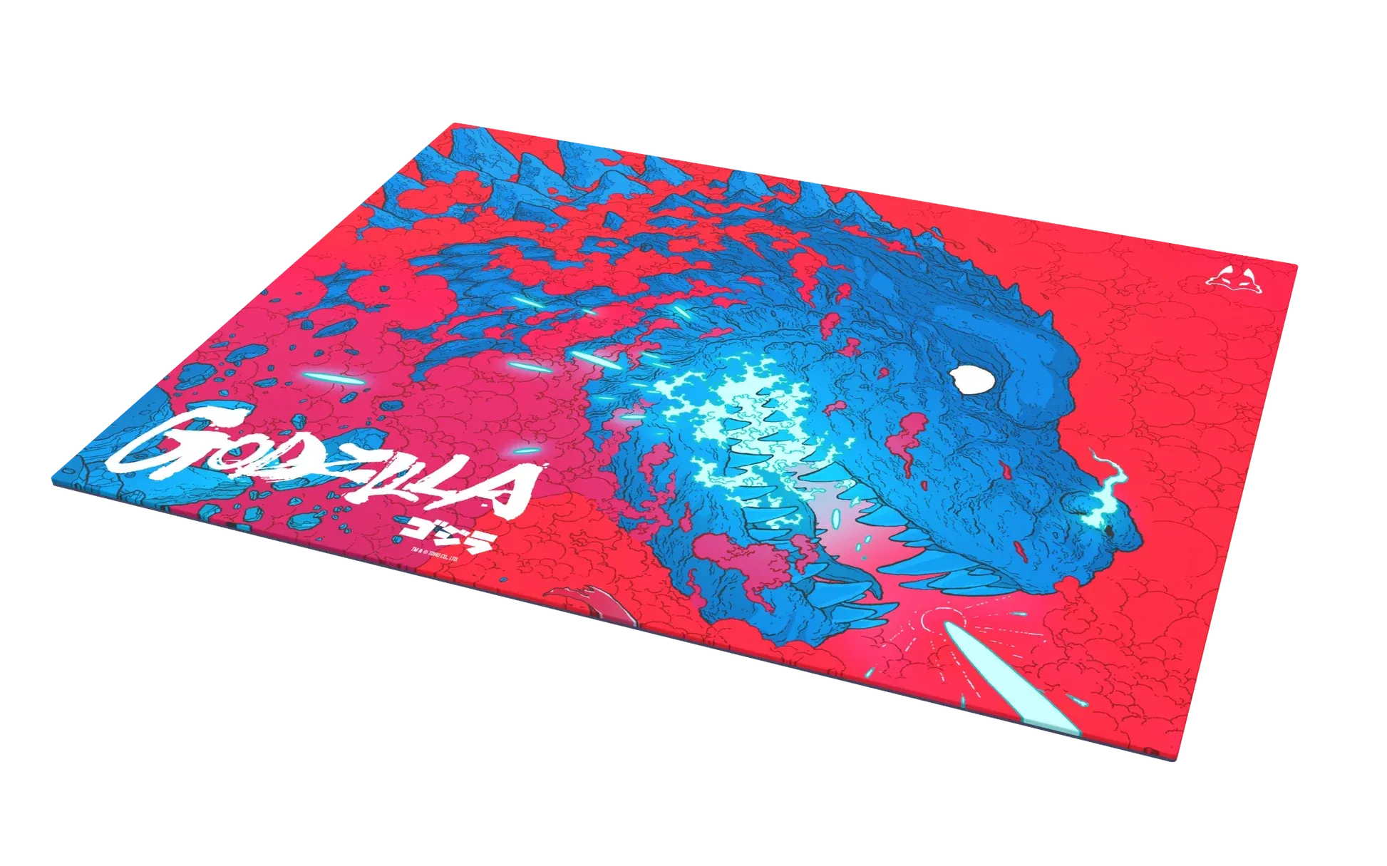 TENKO ARBITER STUDIO GODZILLA Lunar 500x400mm Glass Mousepad - Heat Ray