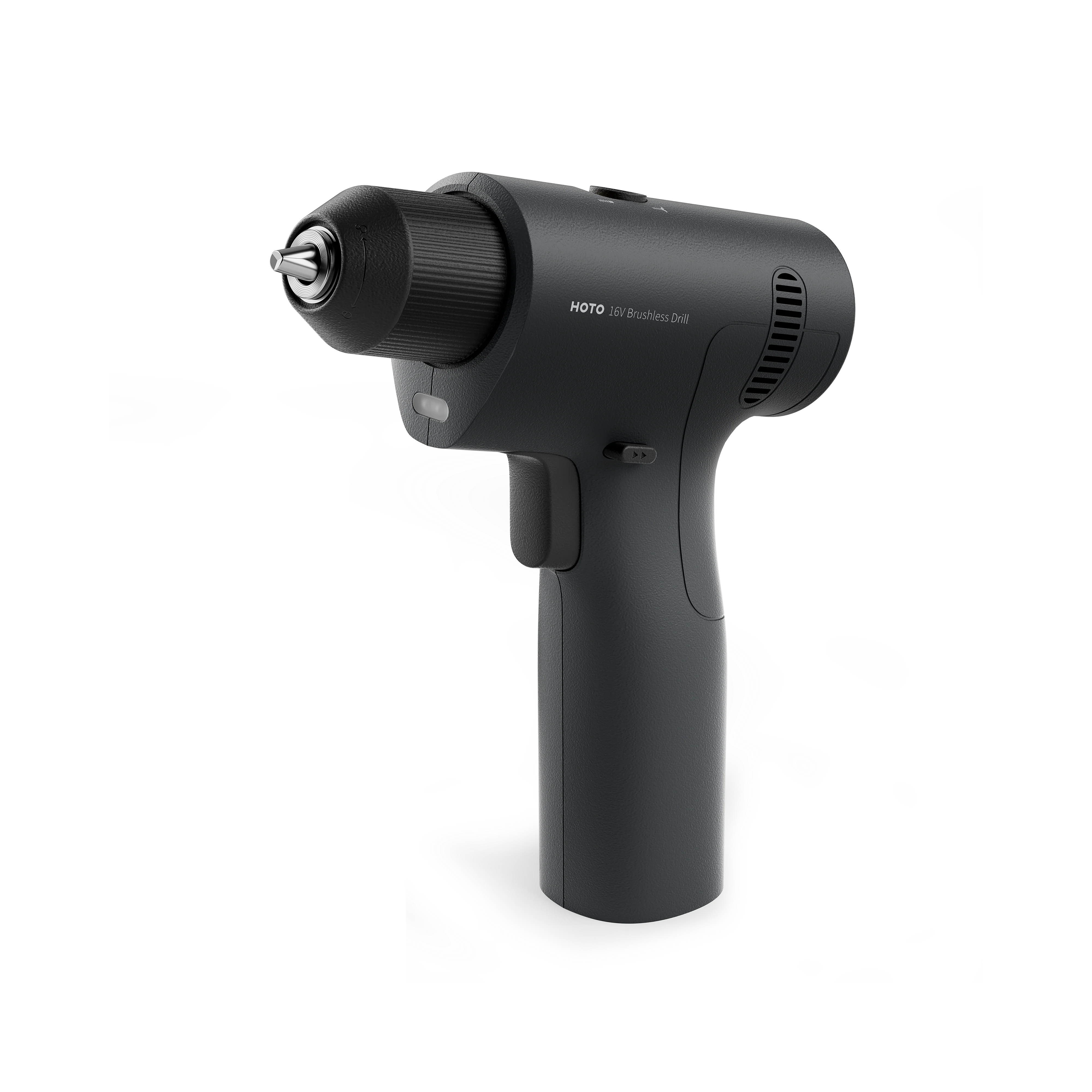 HOTO 16V Brushless Drill  LED Display Screen, 32 Precision Gears