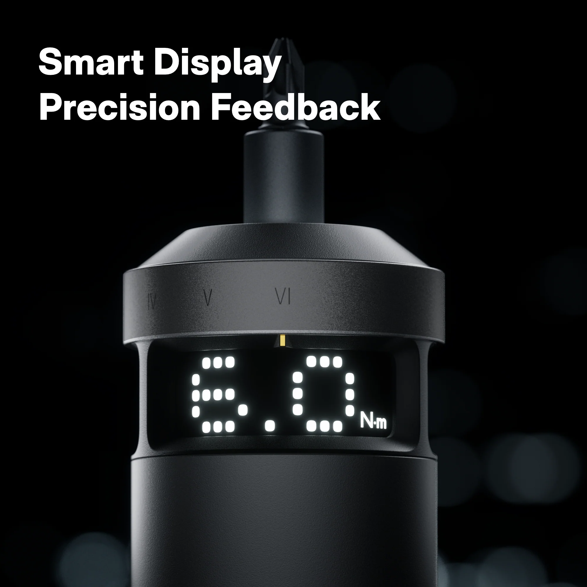 HOTO PixelDrive LED Illumination Cordless Screwdriver with Digital Screen