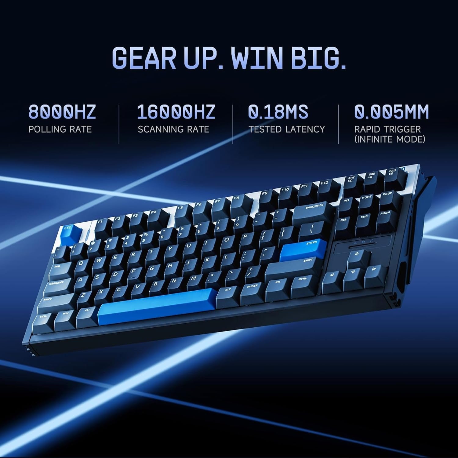 IQUNIX EZ80 8KHz Magnetic RGB Wired Gaming HE Keyboard