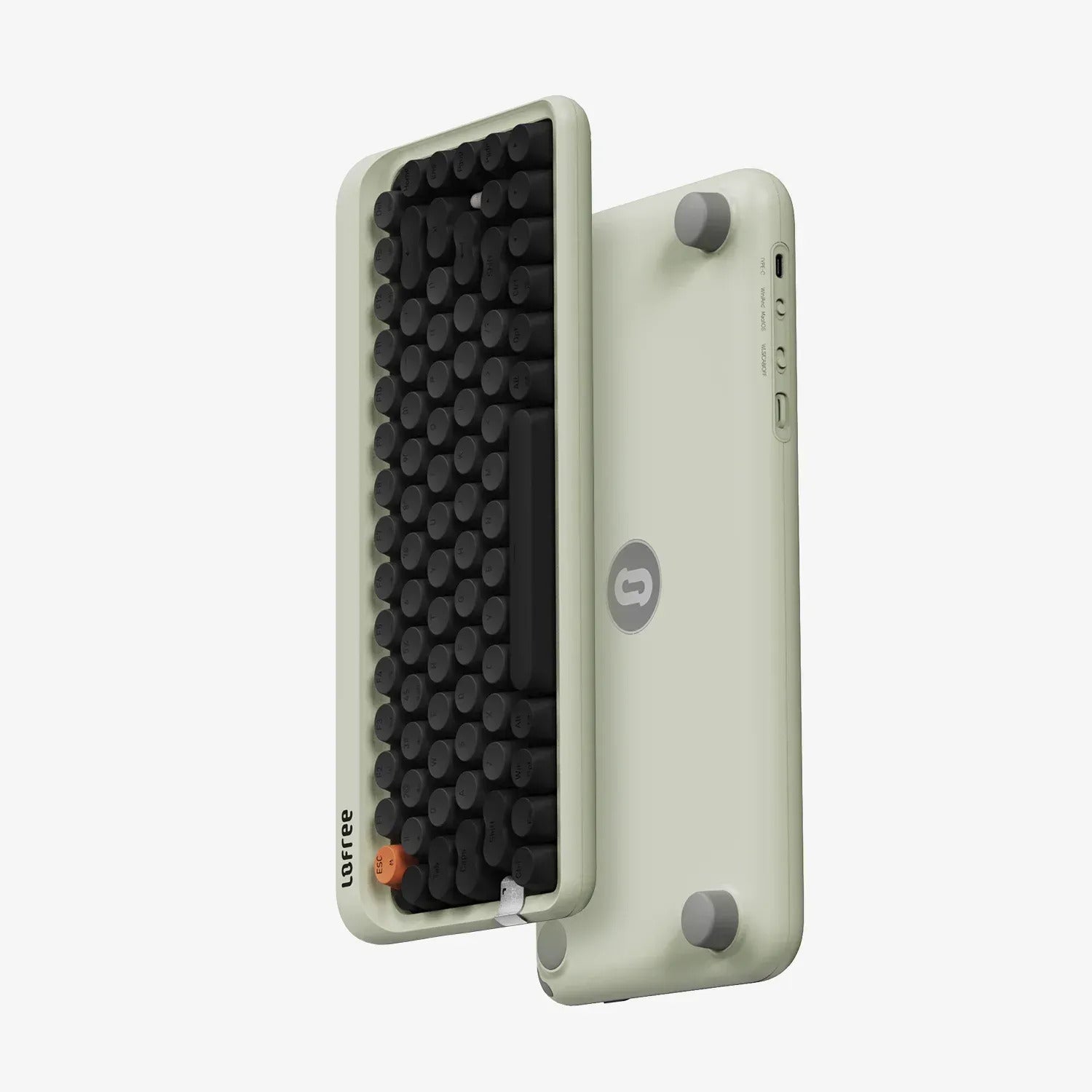 Lofree 1970s Tri-mode Hot-Swap Retro Wireless Mechanical Keyboard (Olive)