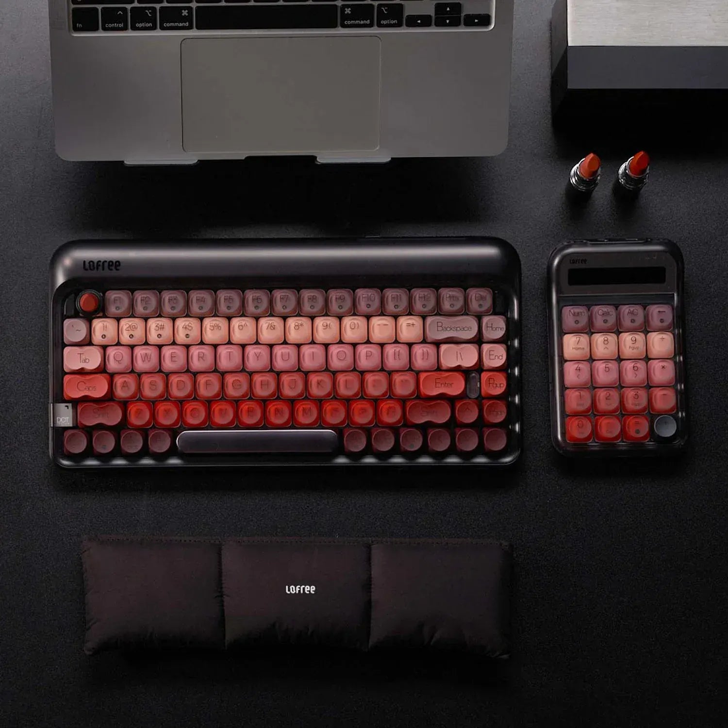 Lofree Clouds Keyboard Palm Rest (Black)