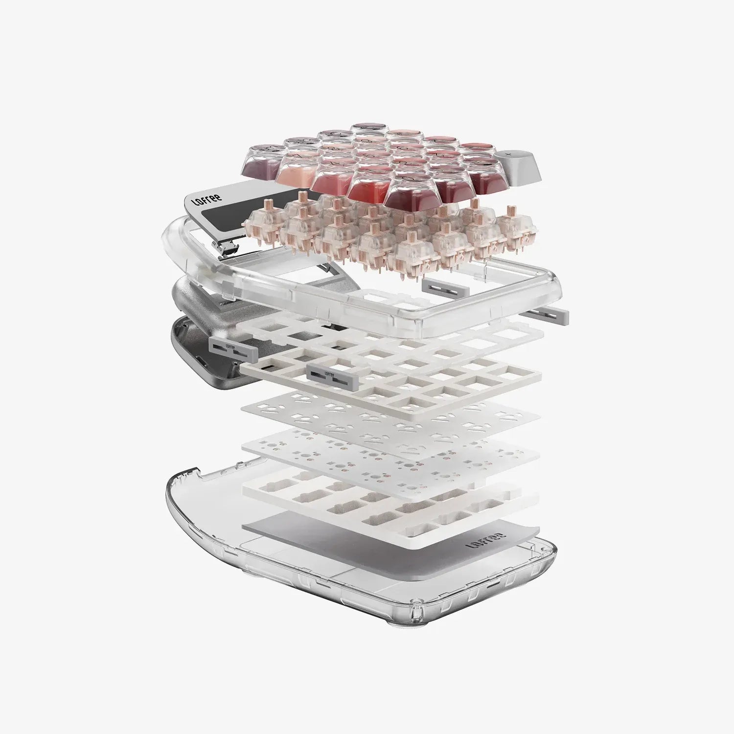 Lofree Lipstick Wireless Number Pad & Calculator - Silver