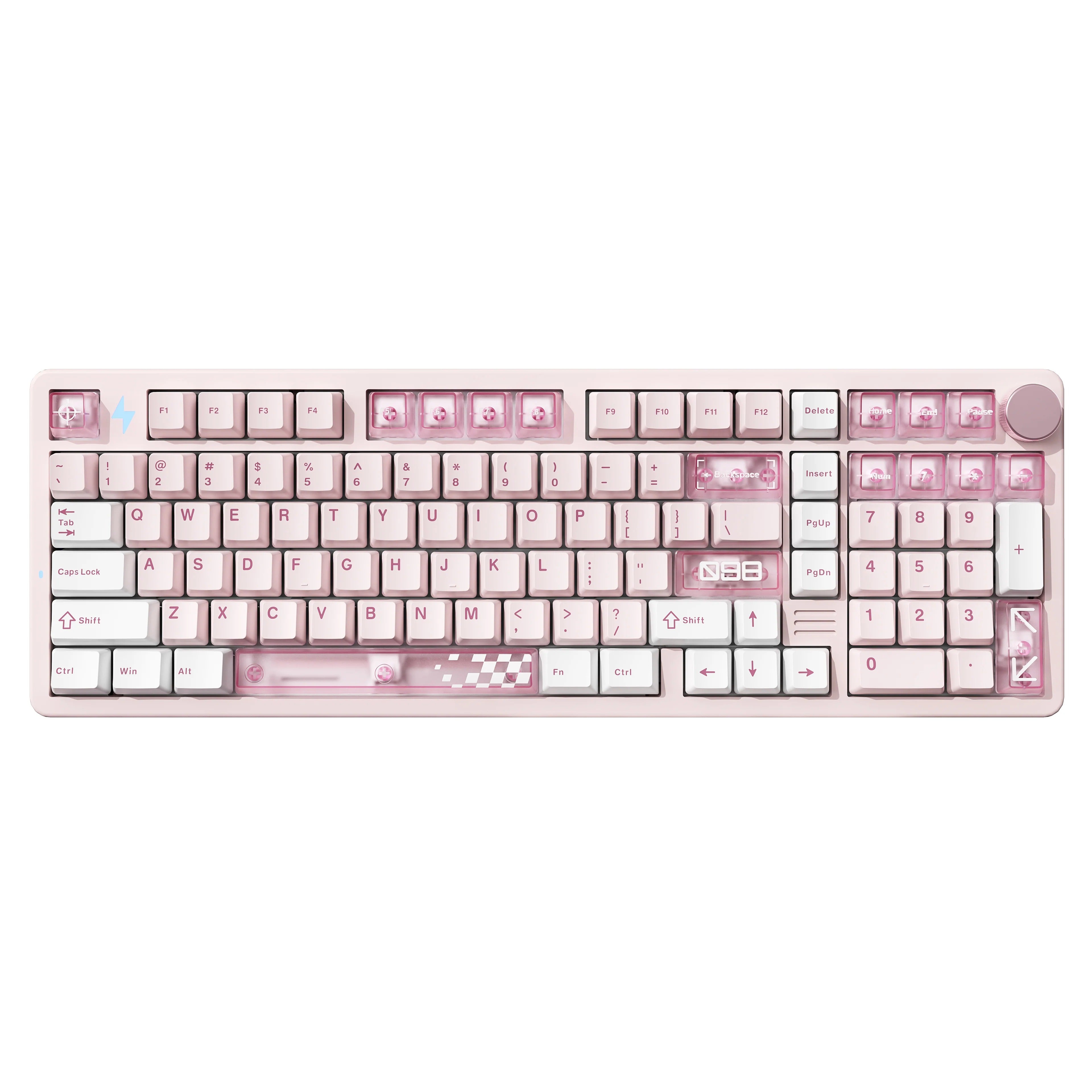 YUNZII AL98 PRO Dual-8K Wireless Aluminum Mechanical Keyboard with Wrist Rest