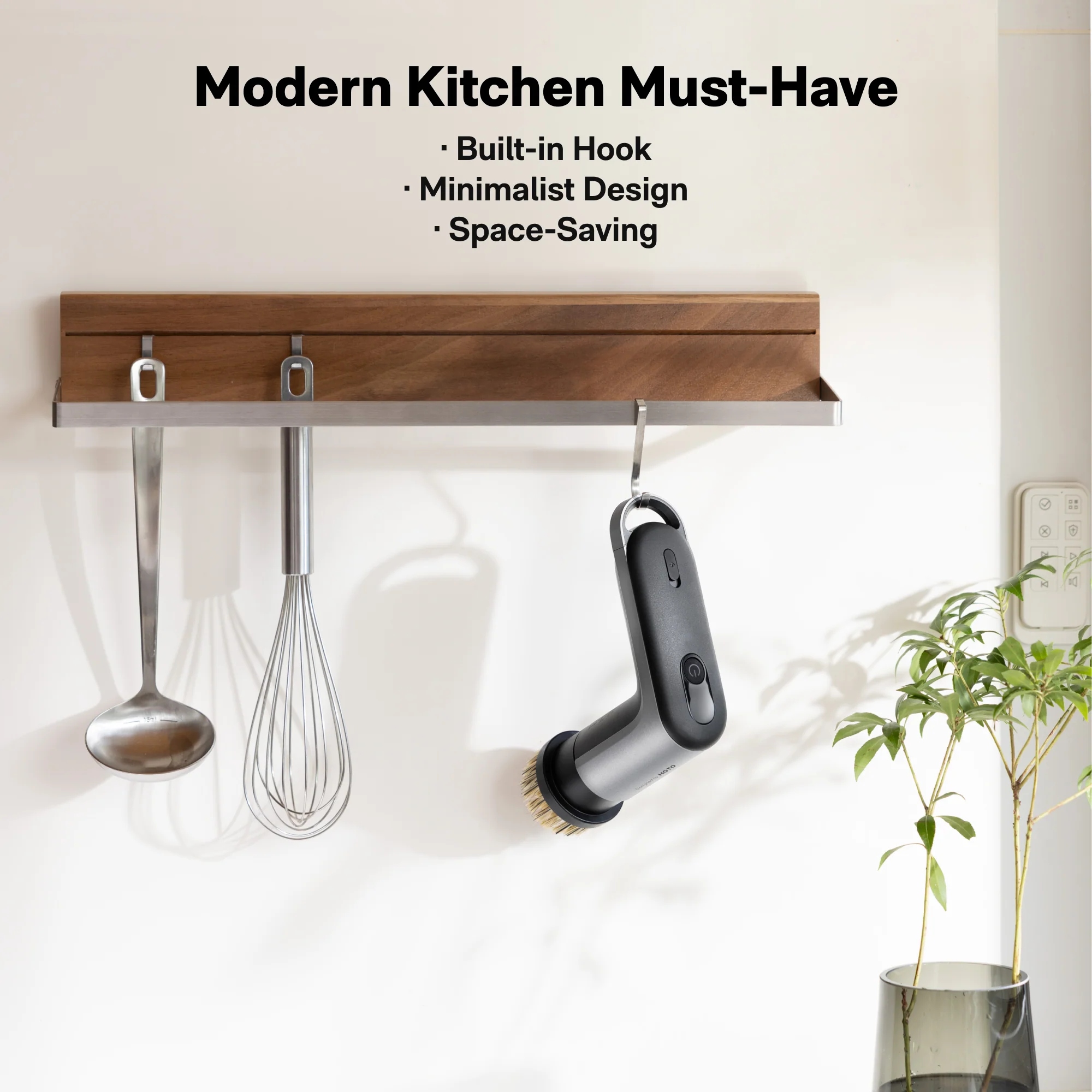 HOTO Grip Cordless Spin Ultralight Waterproof Scrubber